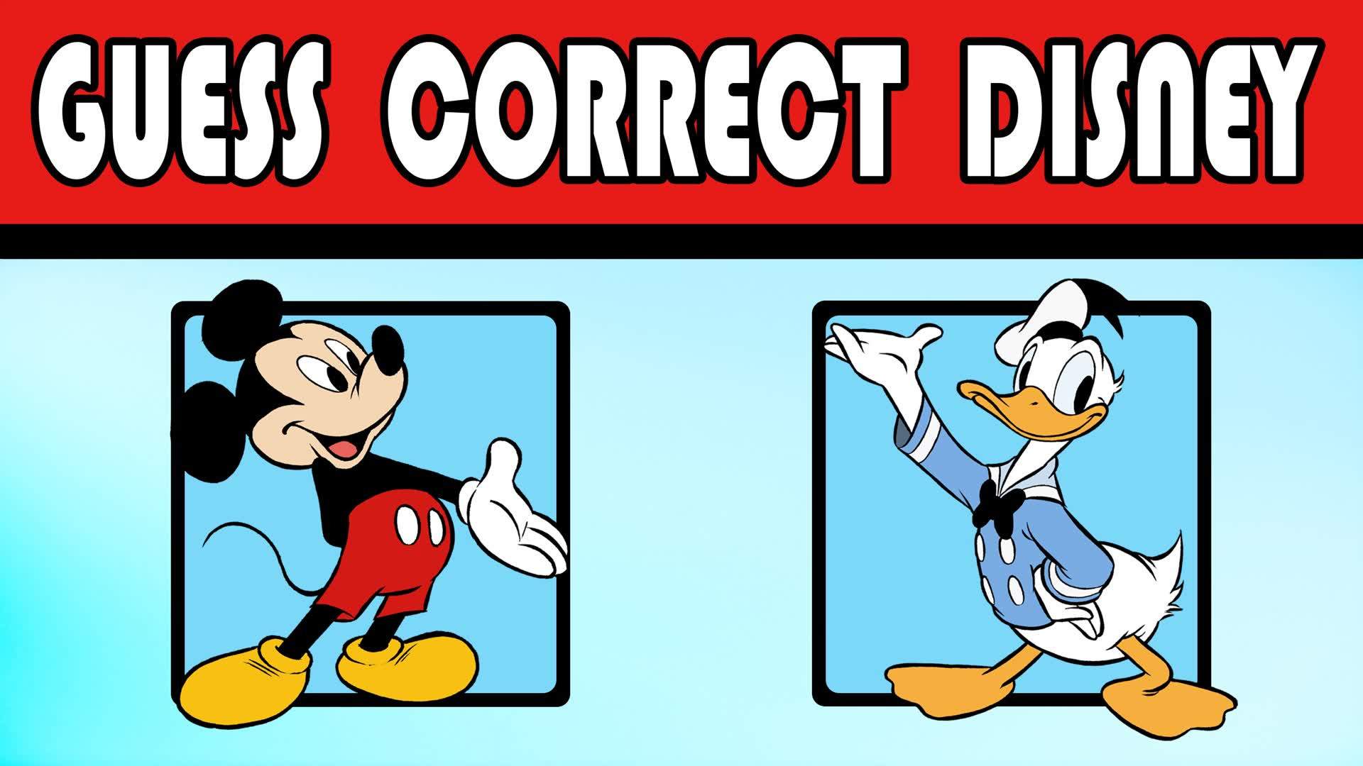 GUESS CORRECT DISNEY