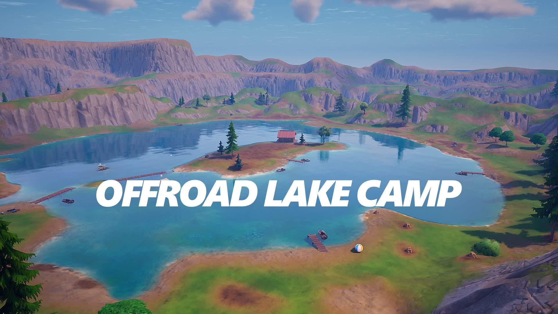 offroad lake 4x4 camp pit