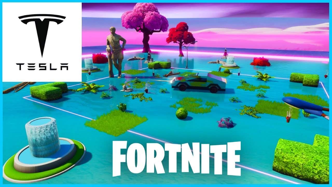 TESLA CYBERTRUCK 1V1 MAP