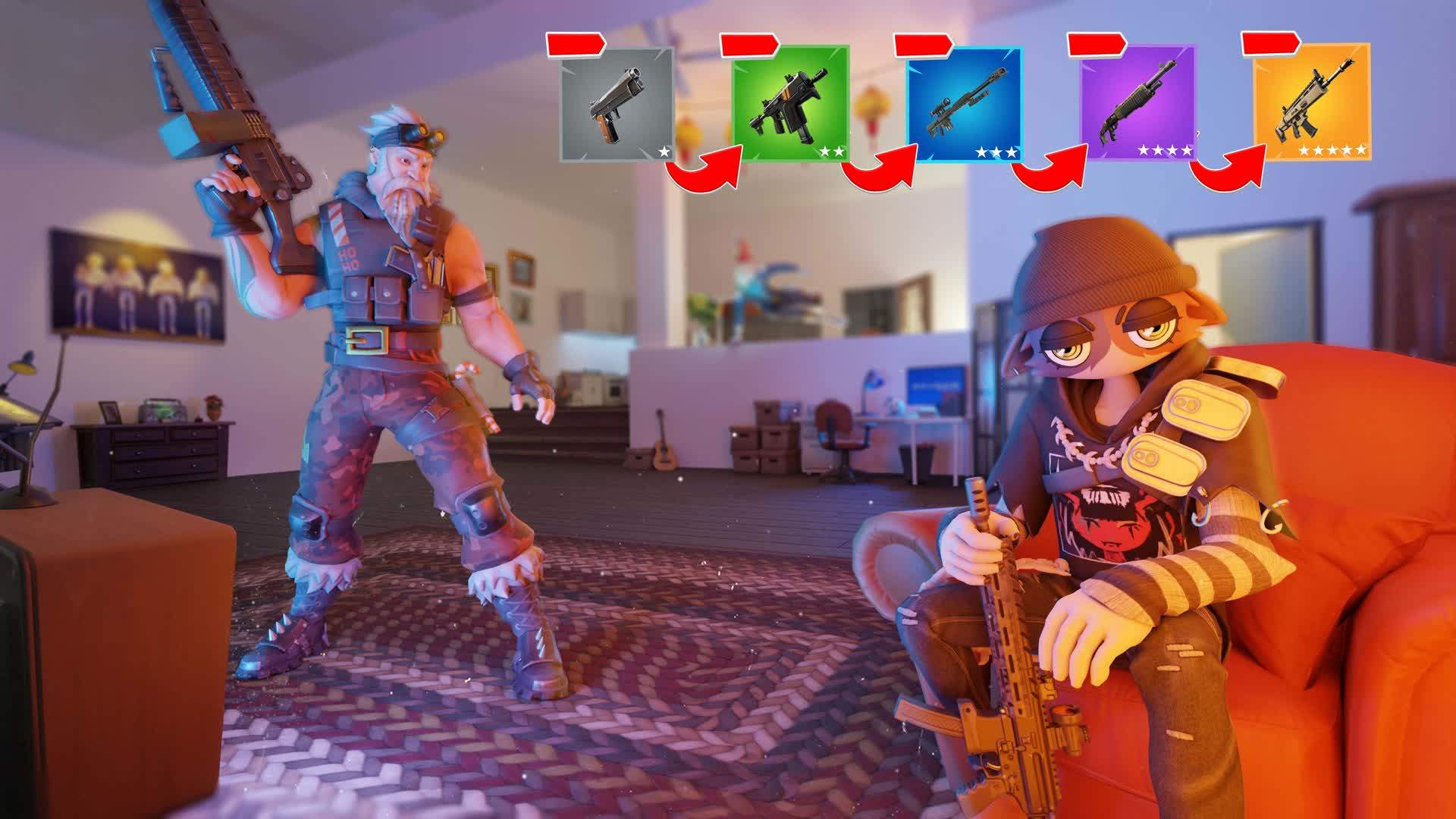 🔫 GUN GAME 🔫 in the 🏢 Apartment 🏢