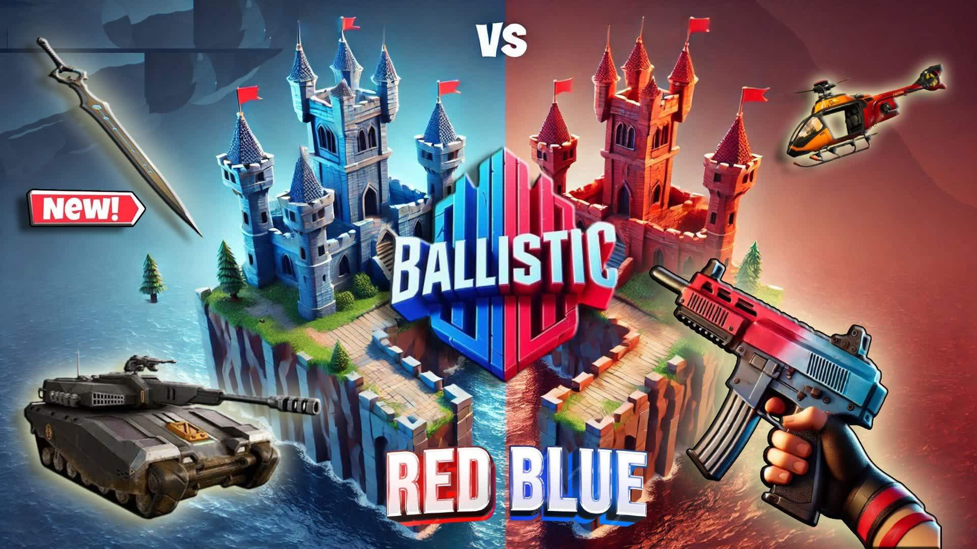 🎆RedvsBlue - First Person -Castle Storm