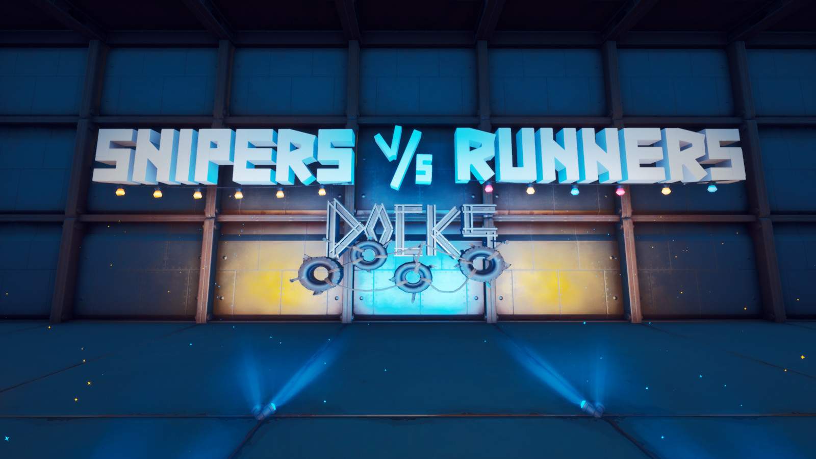 50 PLAYER SNIPERS VS RUNNERS - DOCKS