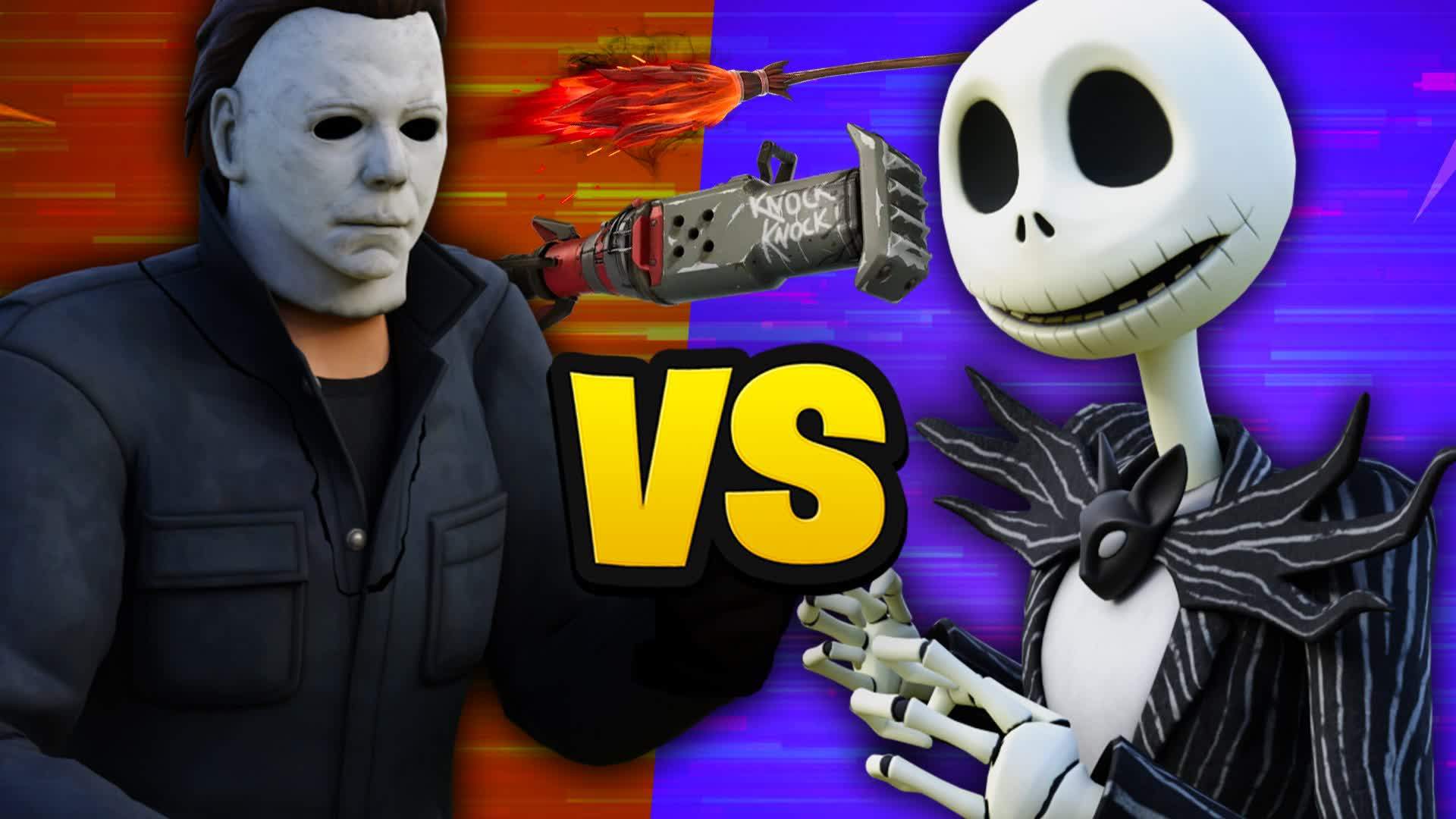 🧟MICHAEL MYERS VS JACK SKELLINGTON👻