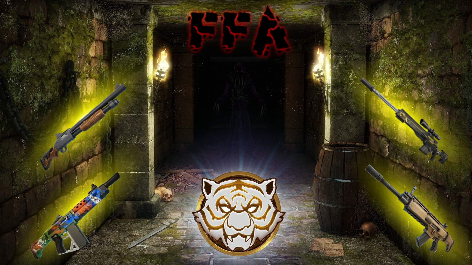 DUNGEON FFA EVERY GUN