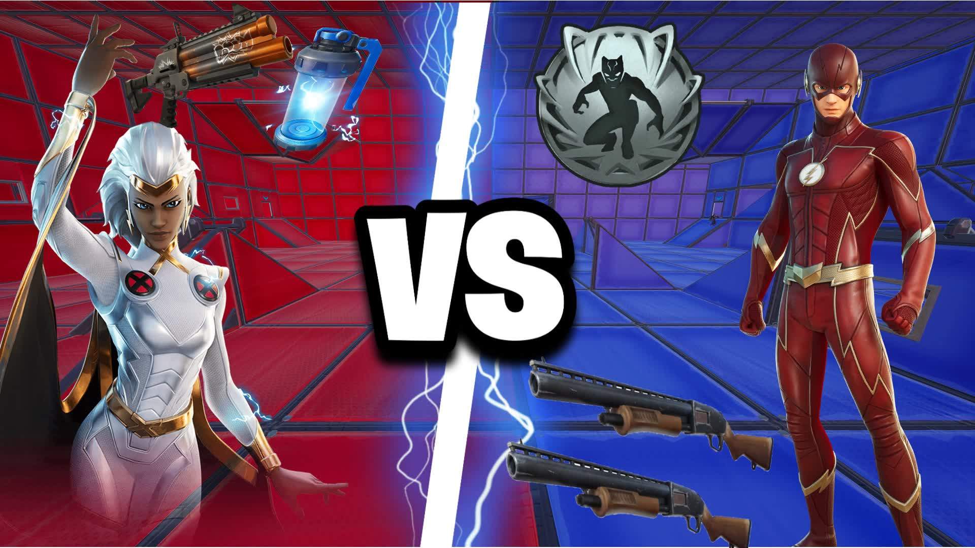 RED VS BLUE | HEROES IN DA HOUESE