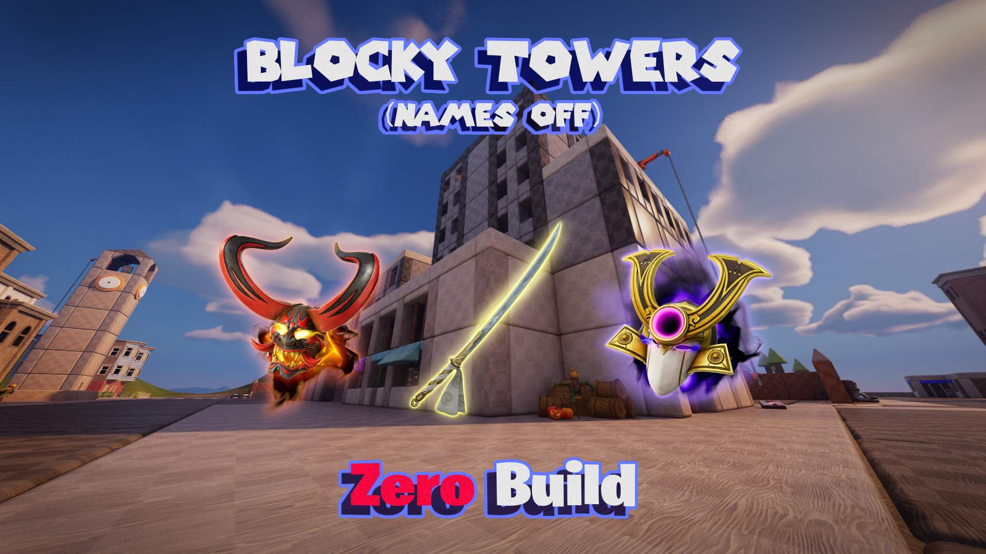 Blocky Towers (NAMES OFF) - Zero Build