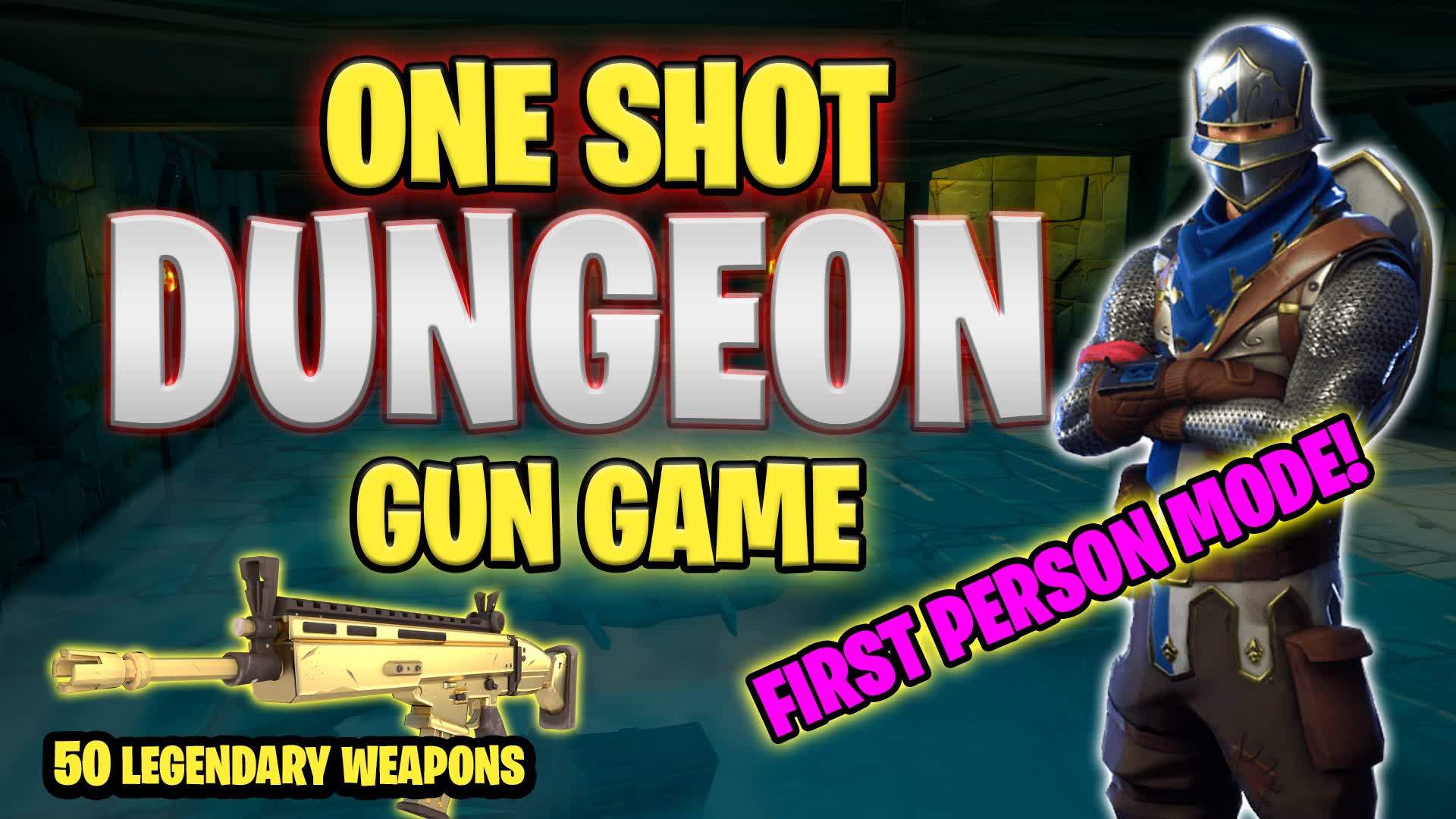 First Person Dungeon One Shot Gun Game