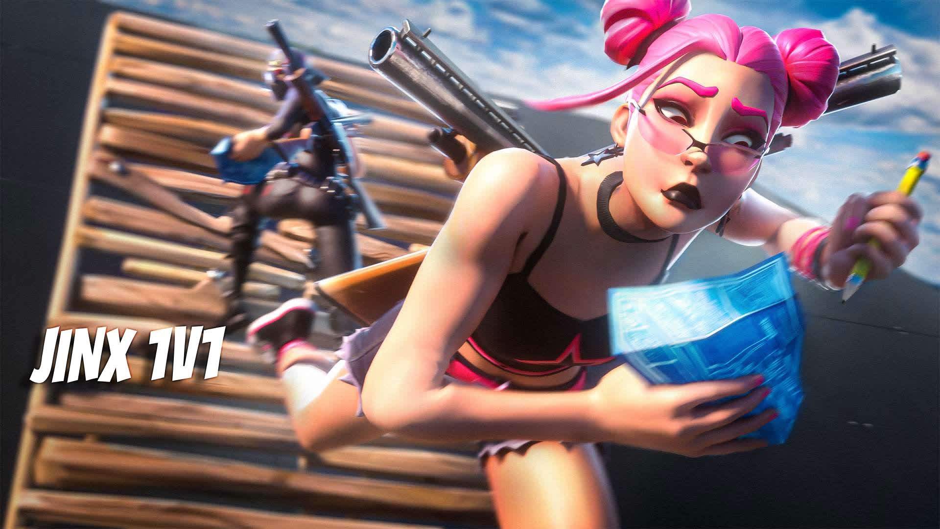 JINX 1V1 Build Fights! (200 Pumps)