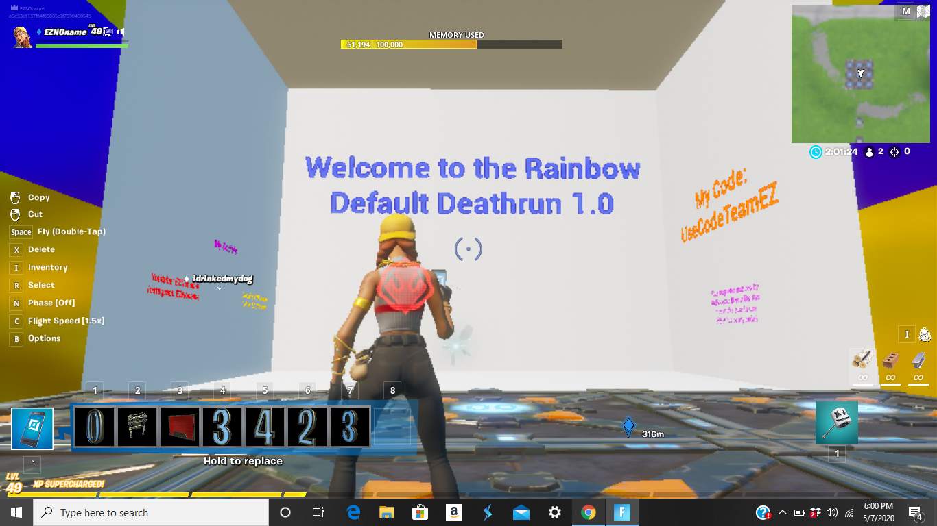 30 LEVEL RAINBOW DEFAULT DEATHRUN