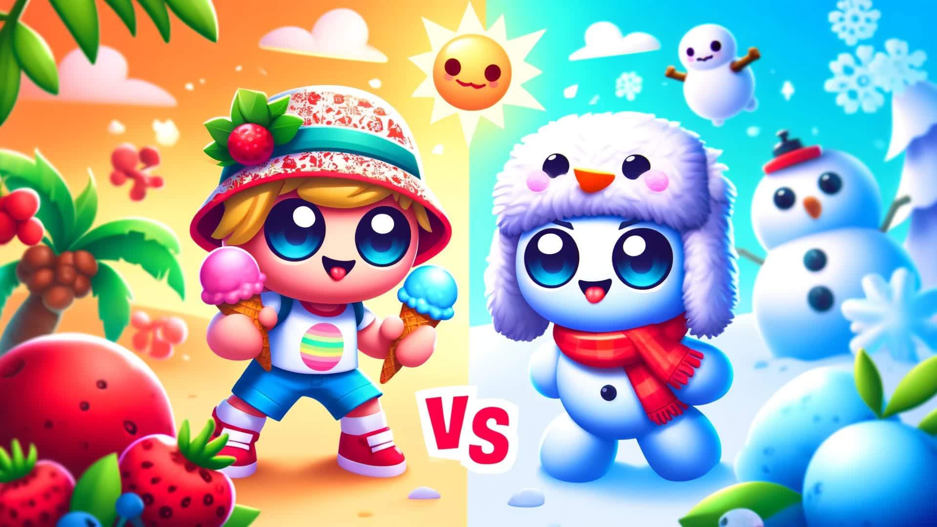 🏖️🌞 SUMMER VS WINTER ❄️⛄