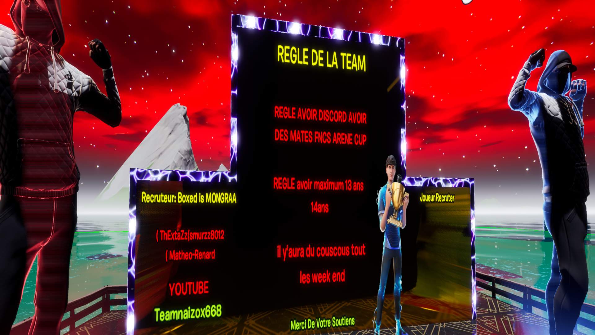 Teamnaizox668 1V1 + SPEC joueurs