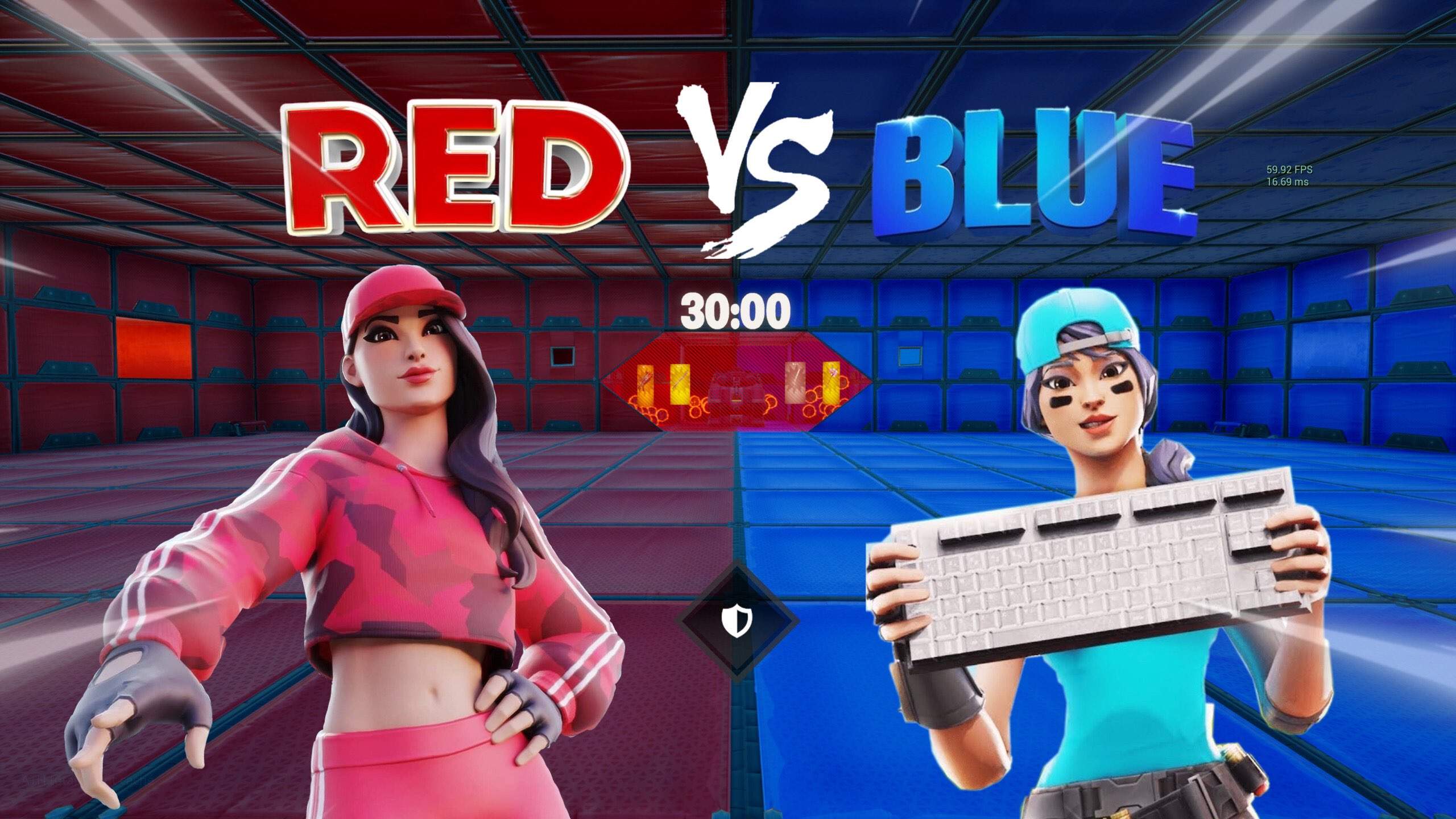 🔴Red vs blue BoxFight Ranked🔵