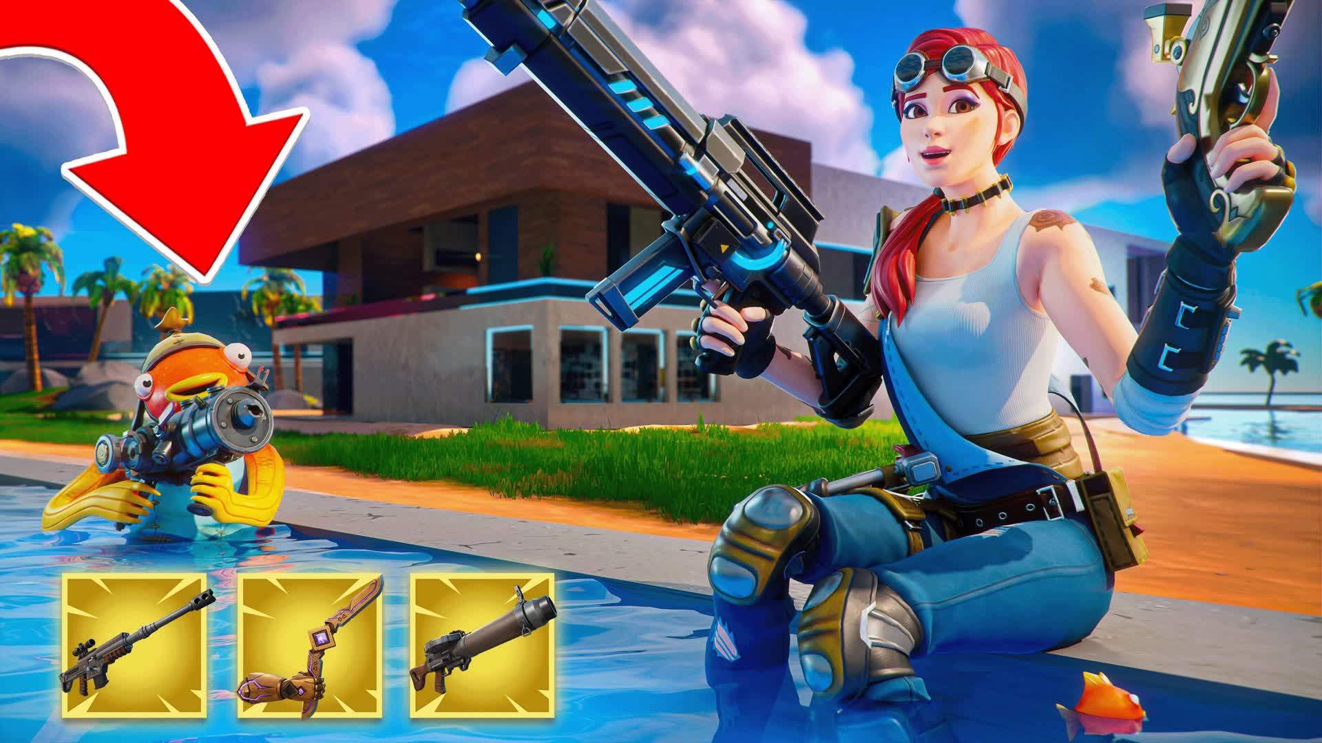 🌴 Mega Mansion Gun Game 🔫