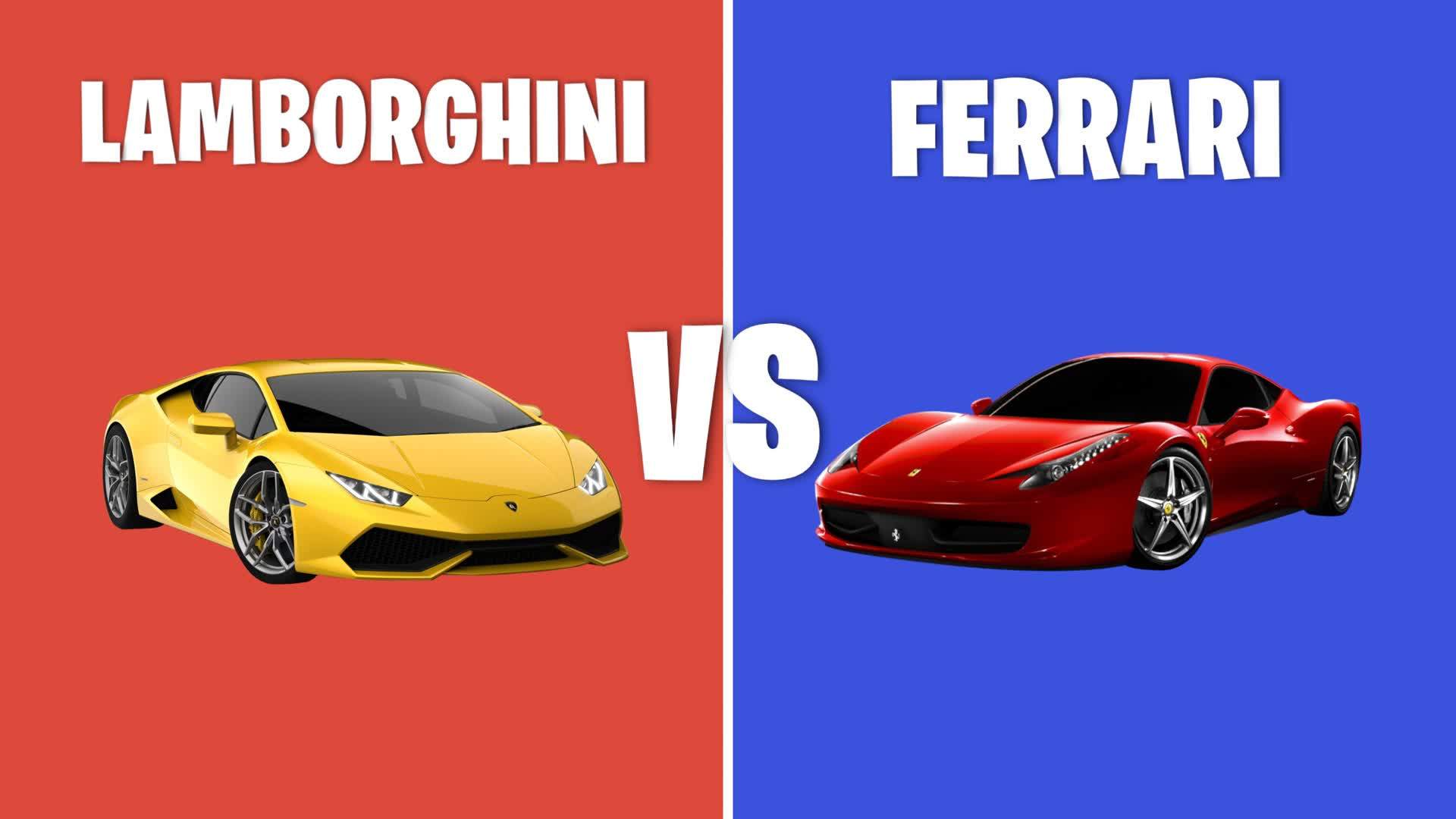 🔵LAMBORGHINI VS FERRARI🔴 1V1