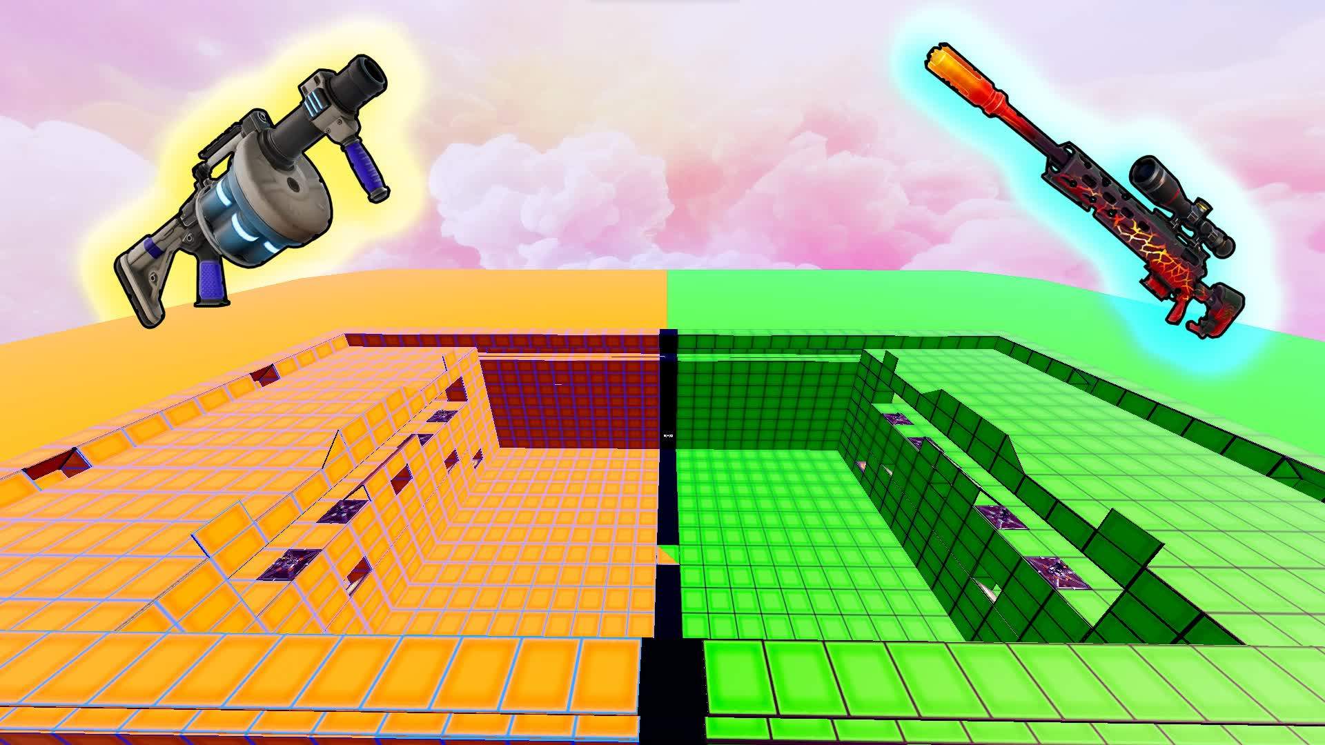 ORANGE VS GREEN 🟠🟢 TEAM DEATHMATCH