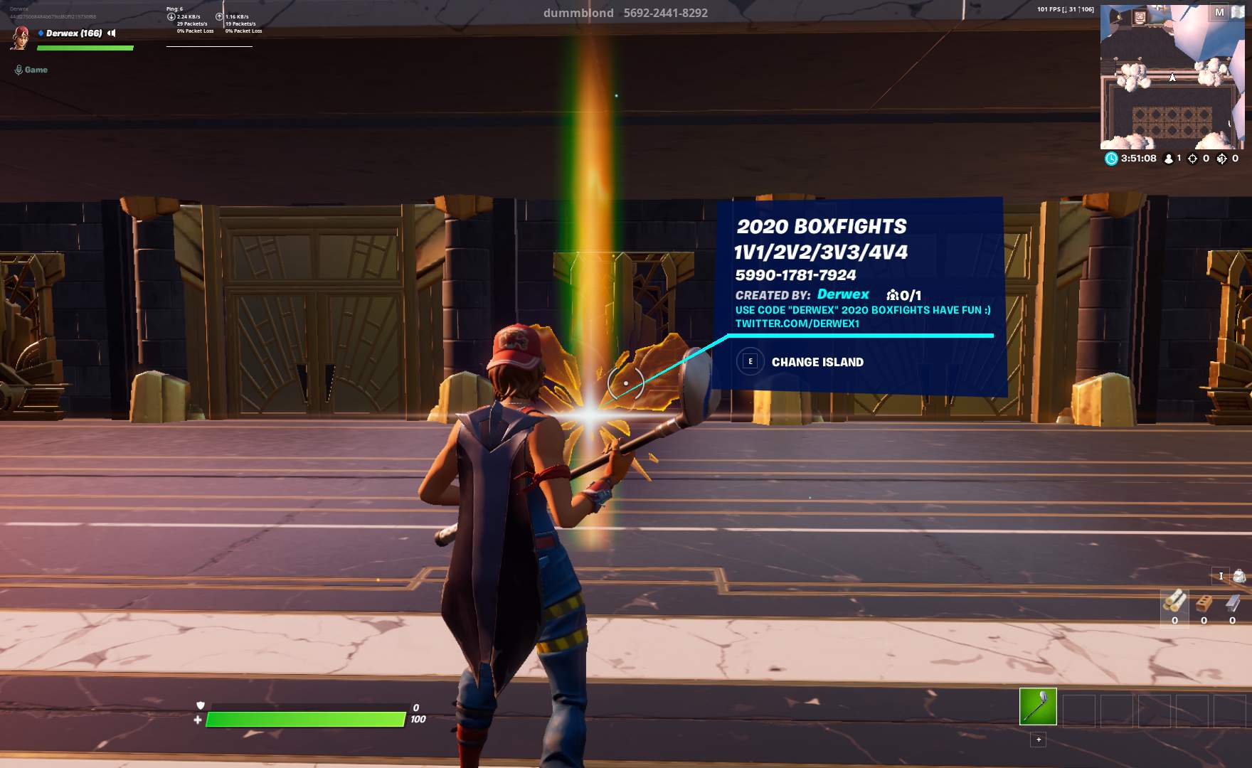 2020 BOXFIGHTS 1V1/2V2/3V3/4V4