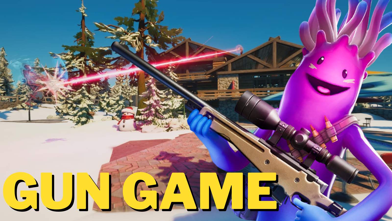 Winter property gun game