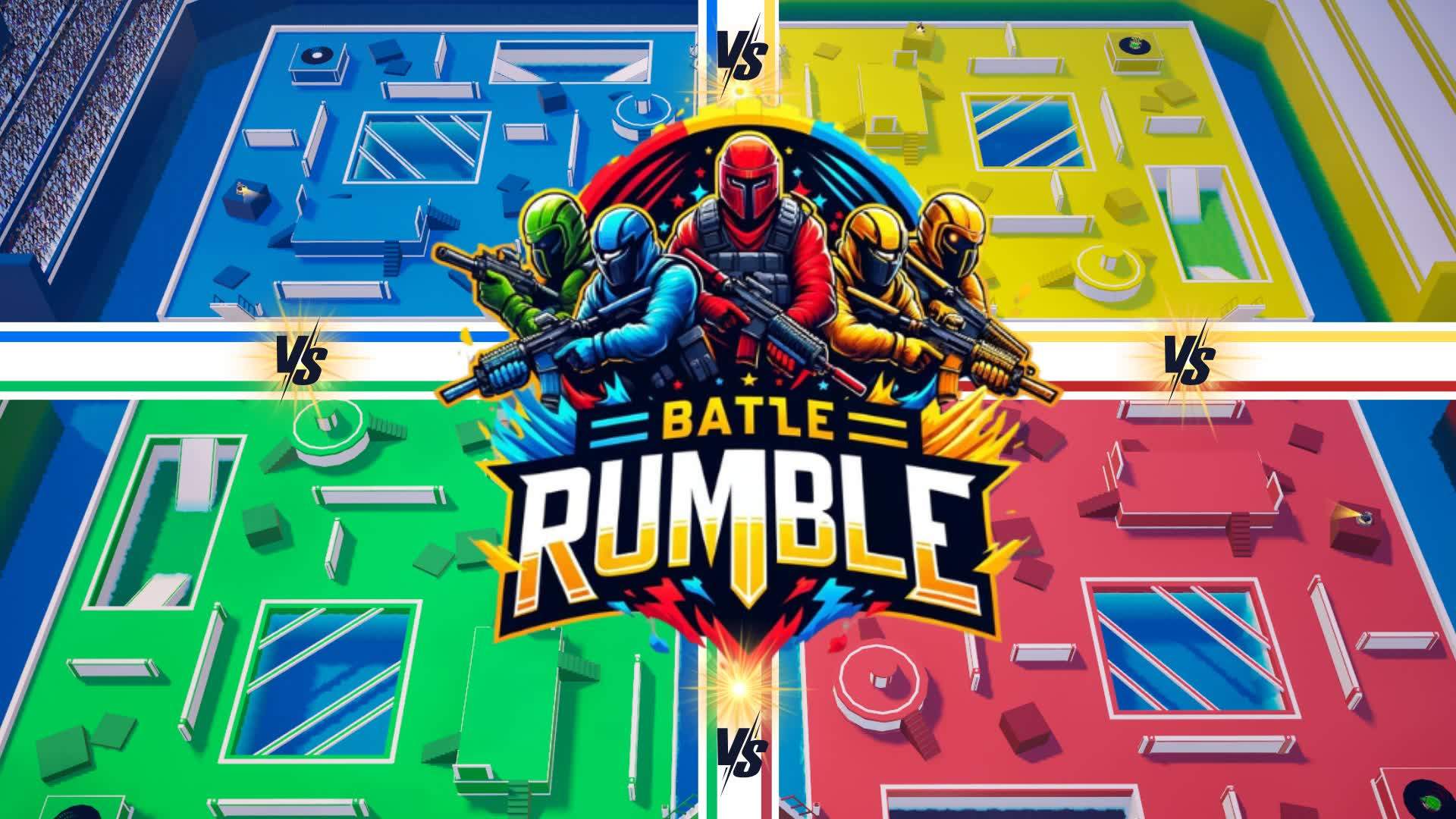 RED vs BLUE vs GREEN vs YELLOW