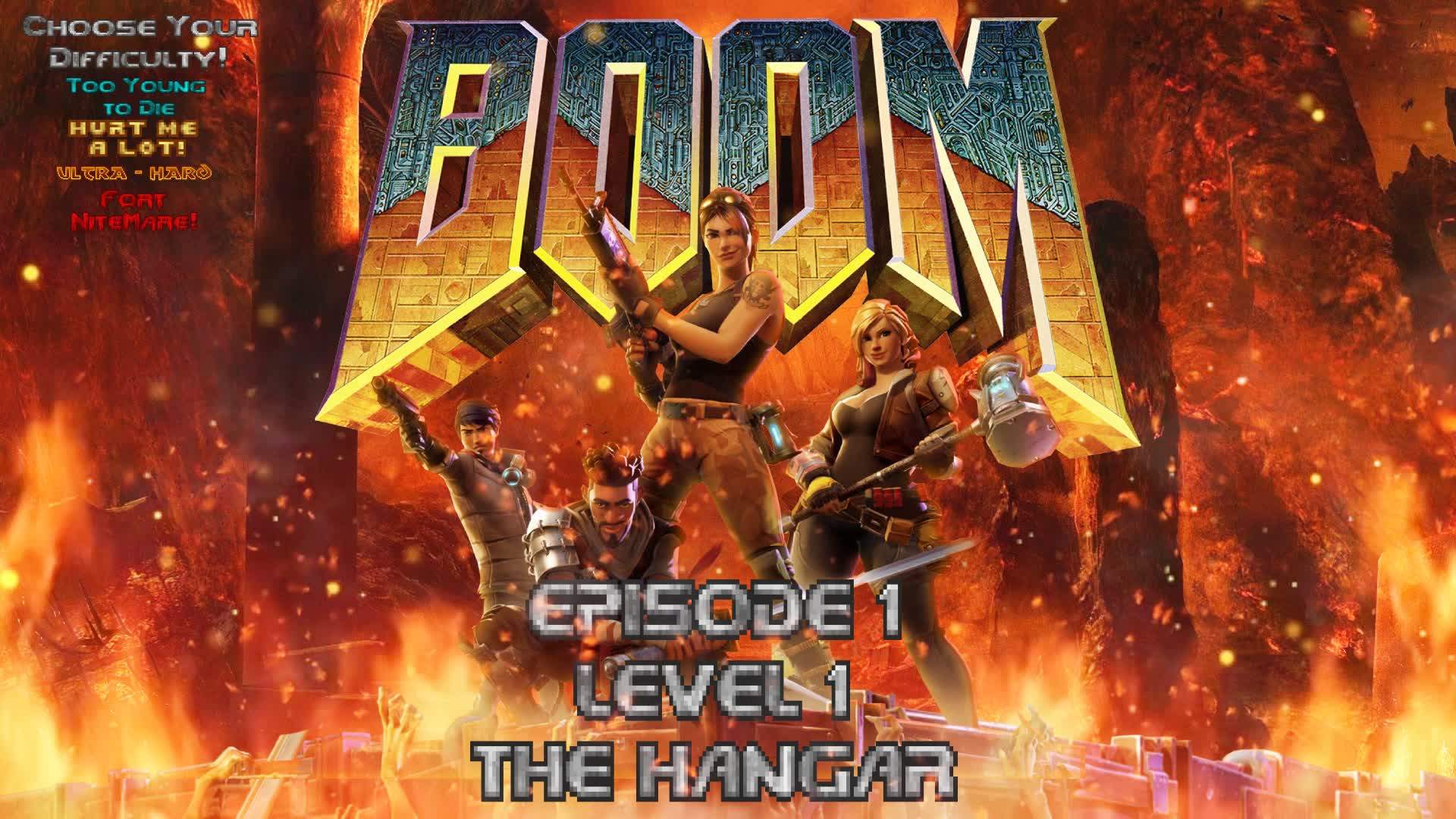 💀BOOM💀 Episode 1 Level 1 - The Hangar