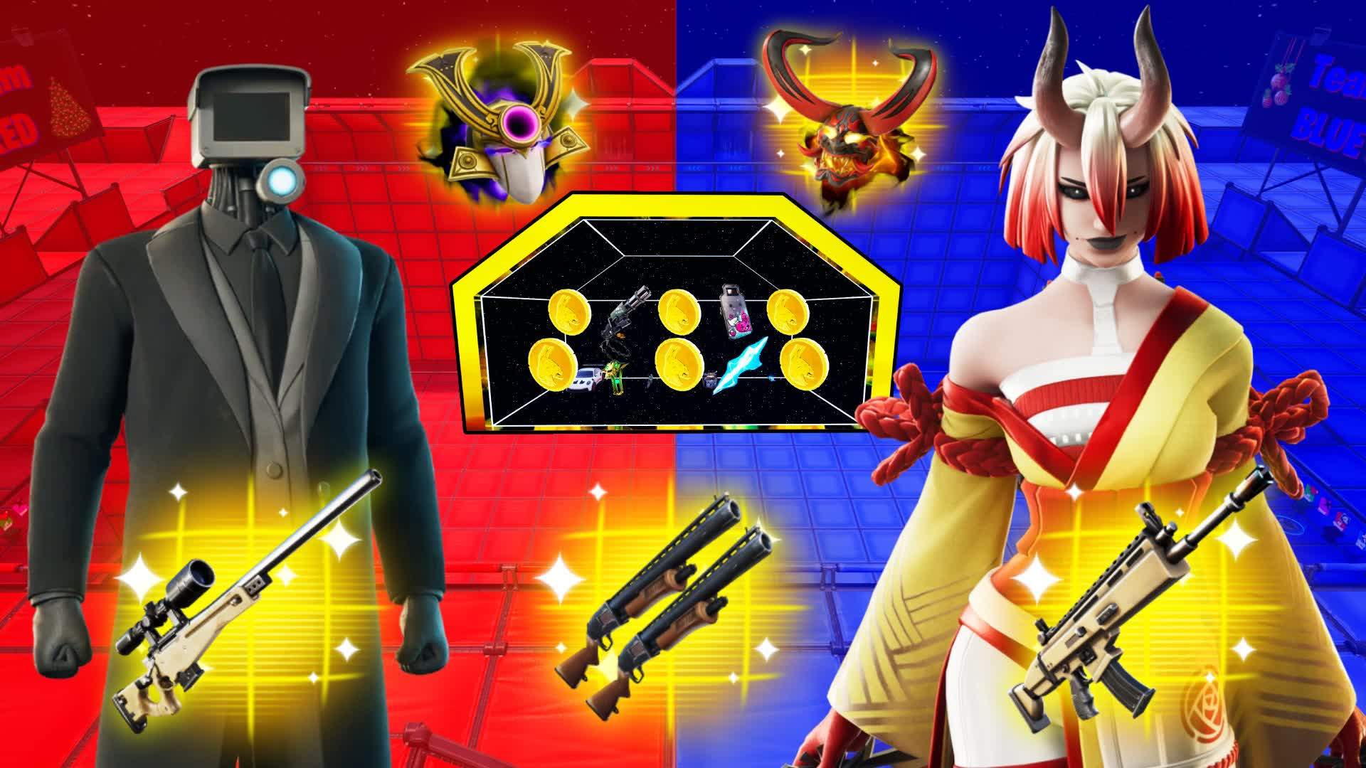 MEGA BLUE VS RED 🔵🔴 CHRISTMAS