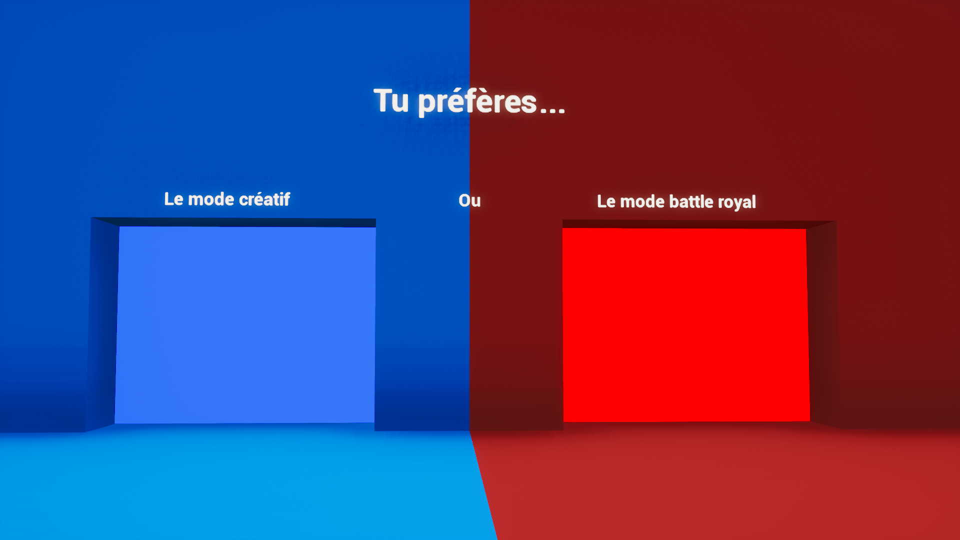 TU PRéFèRES... VERSION FORTNITE