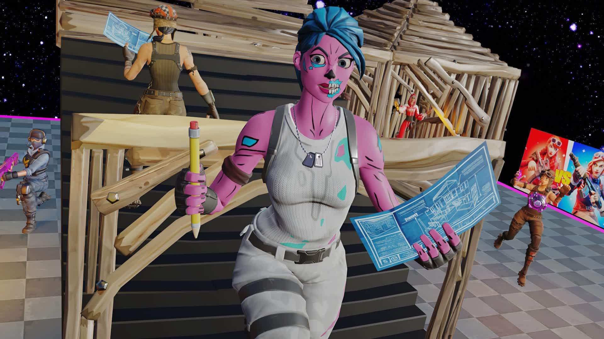 1V1 BUILD FIGHTS عاركني بالبناء 戦い🥇