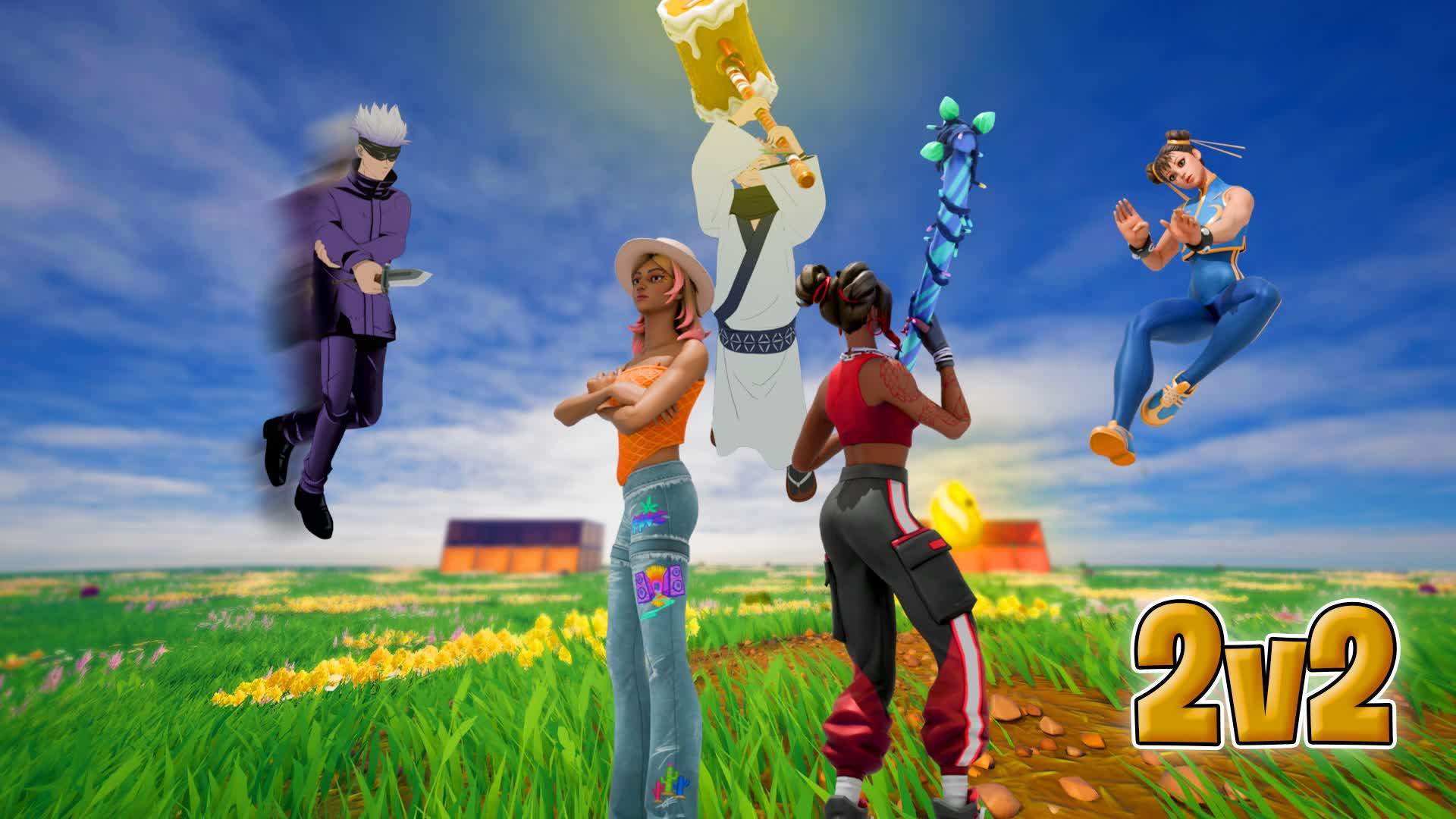 Crazy Pickaxe 2v2 zone wars