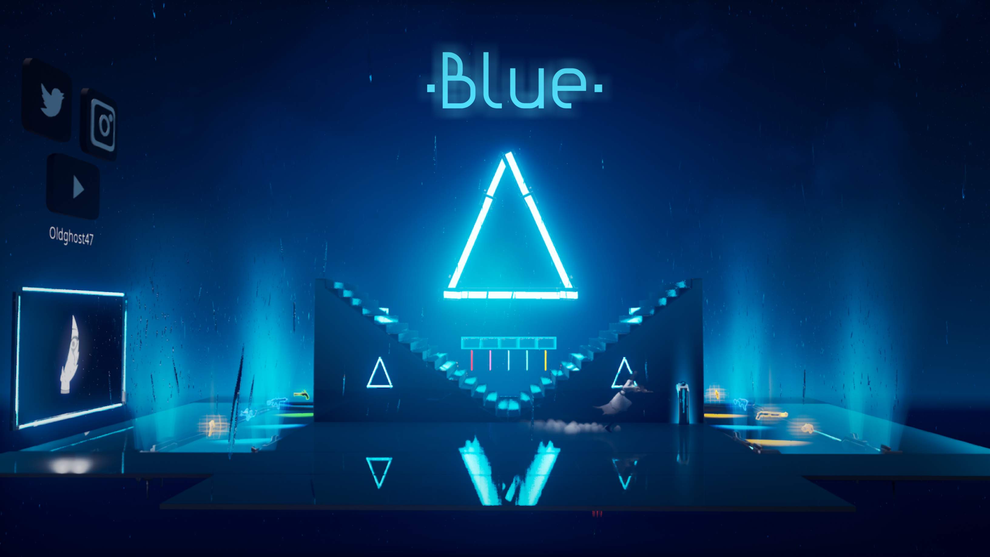 CLEAN TRIANGLE: 1V1 •NO DELAY• [BLUE]