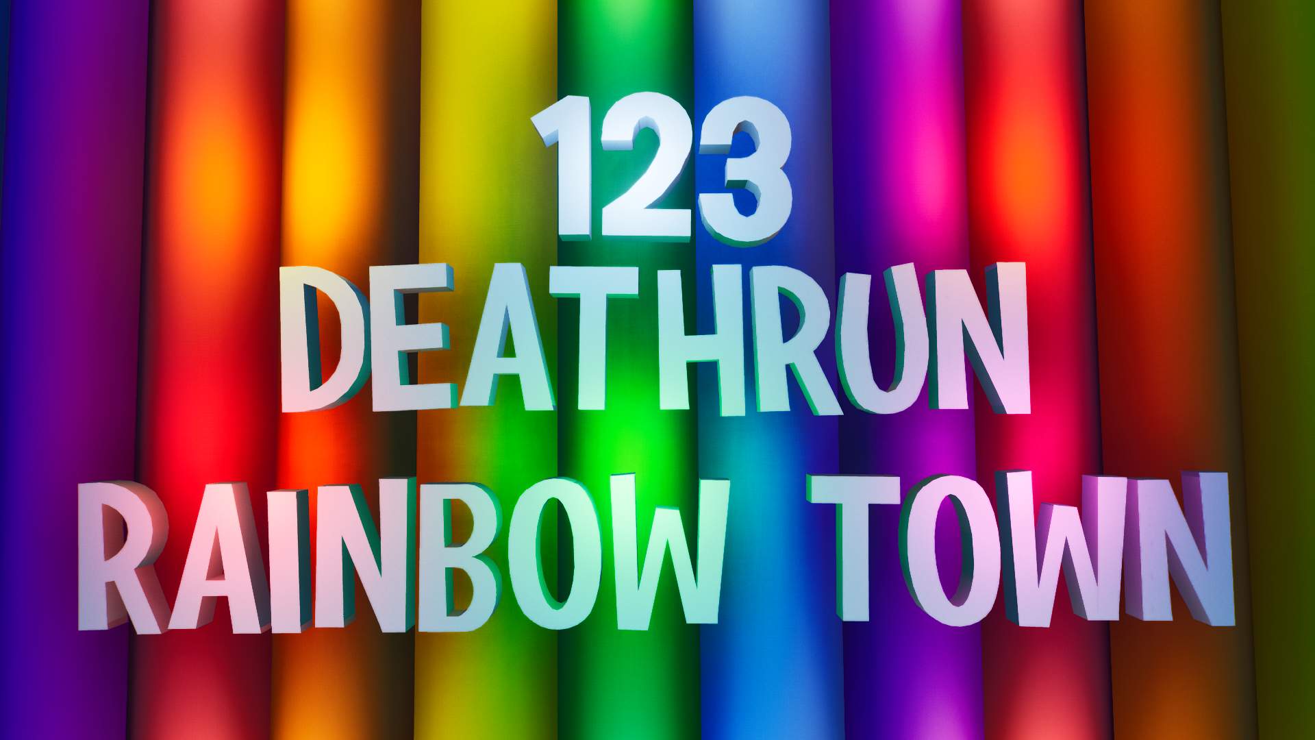 🔥123 LEVELS DEATHRUN - RAINBOW TOWN