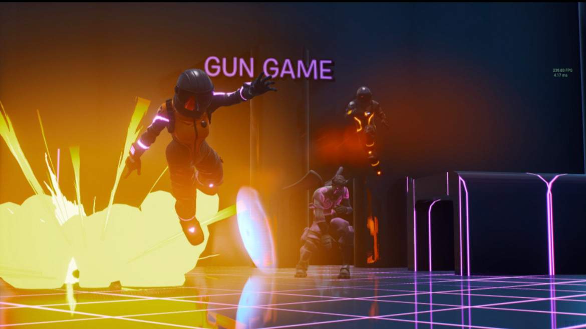 NEON CIRCLE GUN GAME