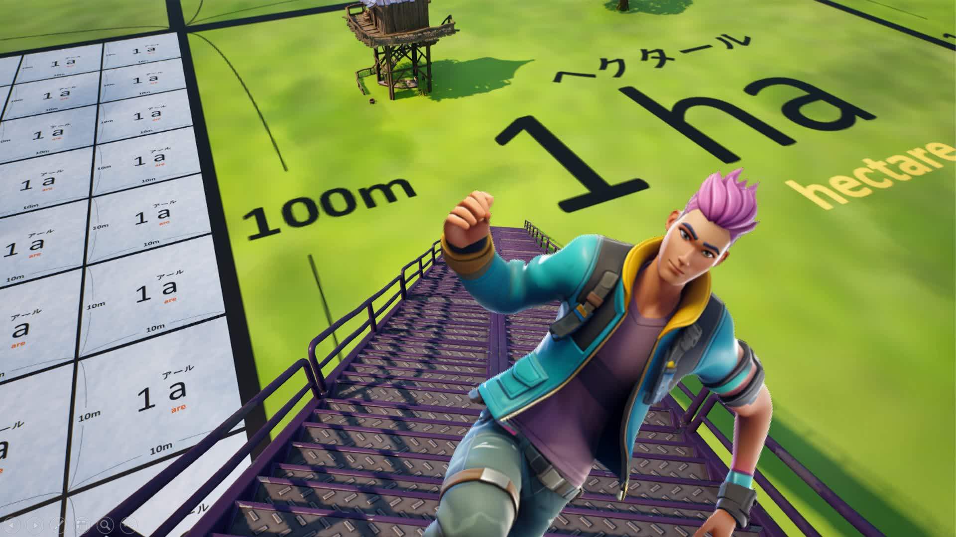 １ヘクタールは何アール？How big is 1 hectare?