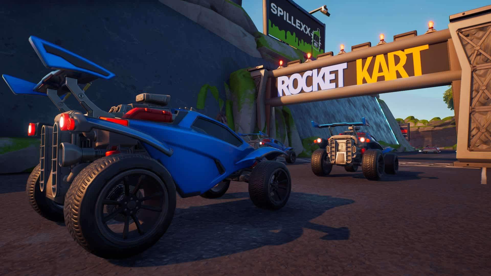 ROCKET KART: Mushroom Cliffs 🏎️