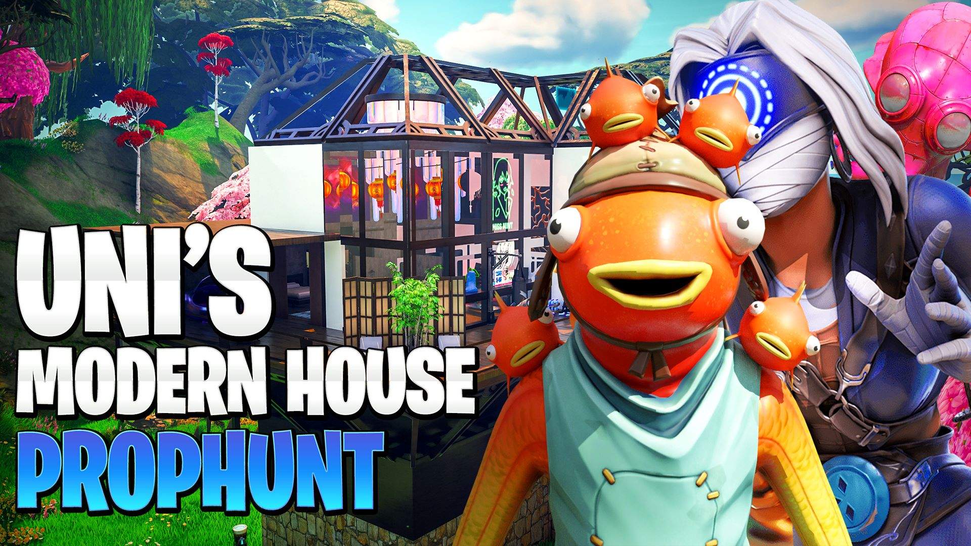 UNI'S MODERN HOUSE PROPHUNT🤩🦆