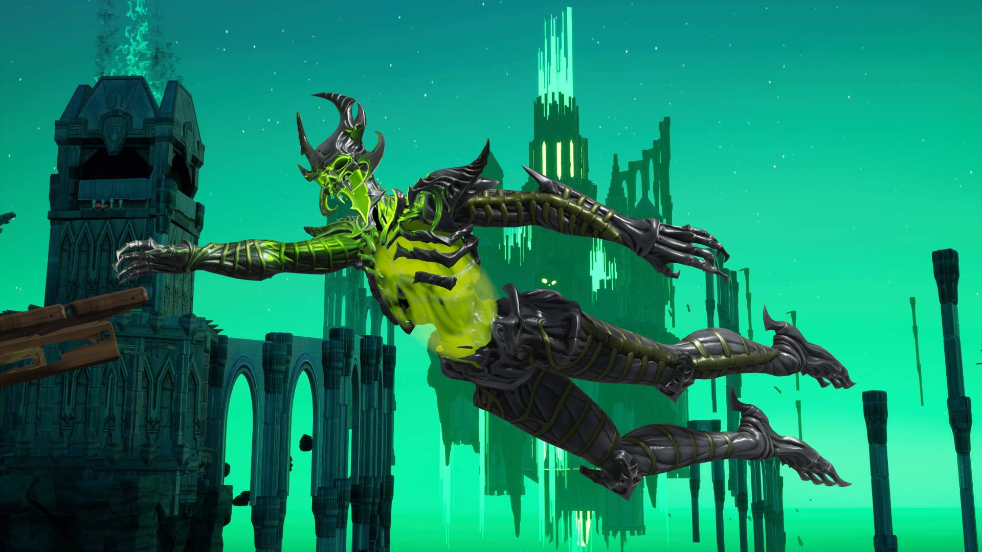 Green Flame Parkour