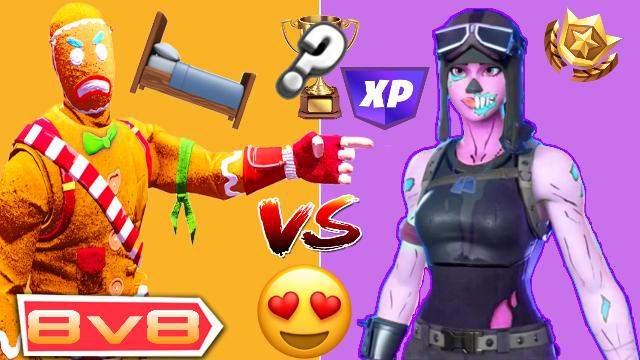 PURPLE VS ORANGE | BED WARS