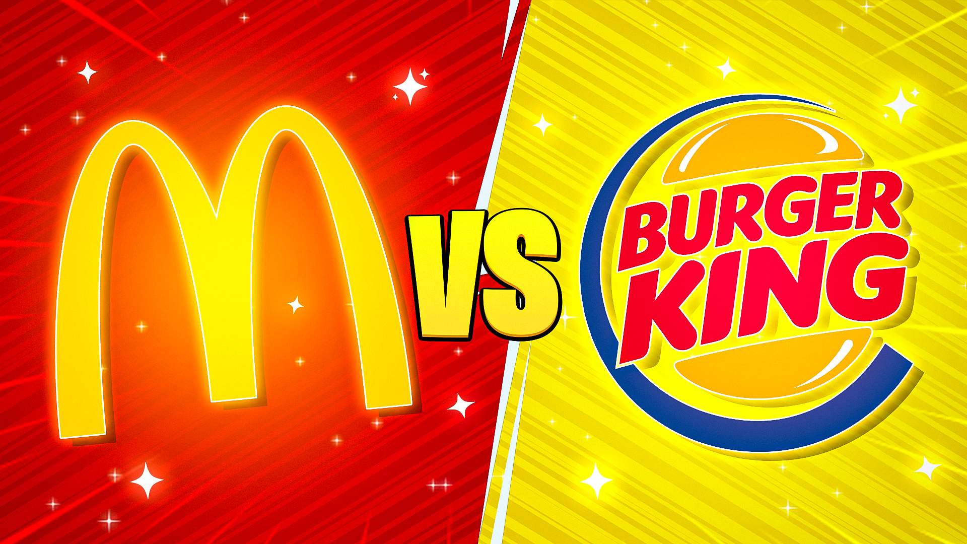 🍟 MC DONALDS VS BURGER KING 🍔