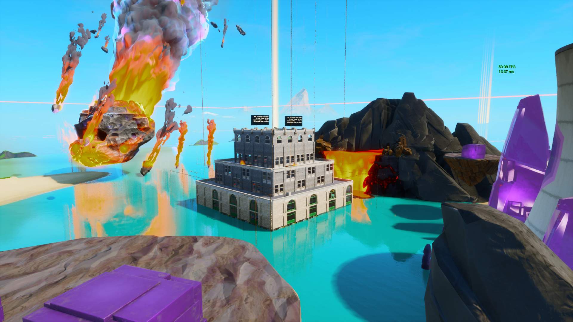 Tilted towers 3 in 1 box fight