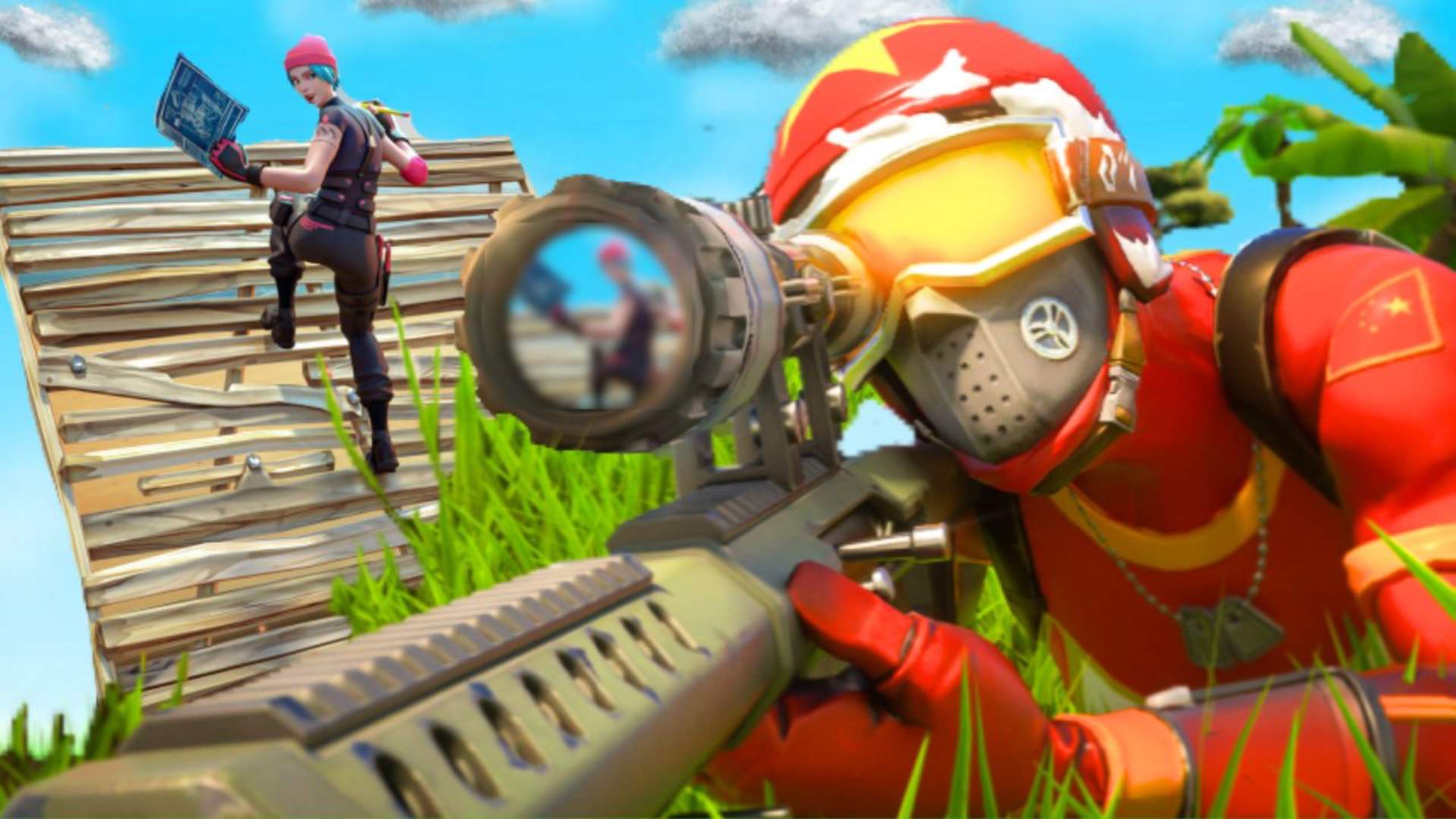 1V1 SNIPER BUILD FIGHT