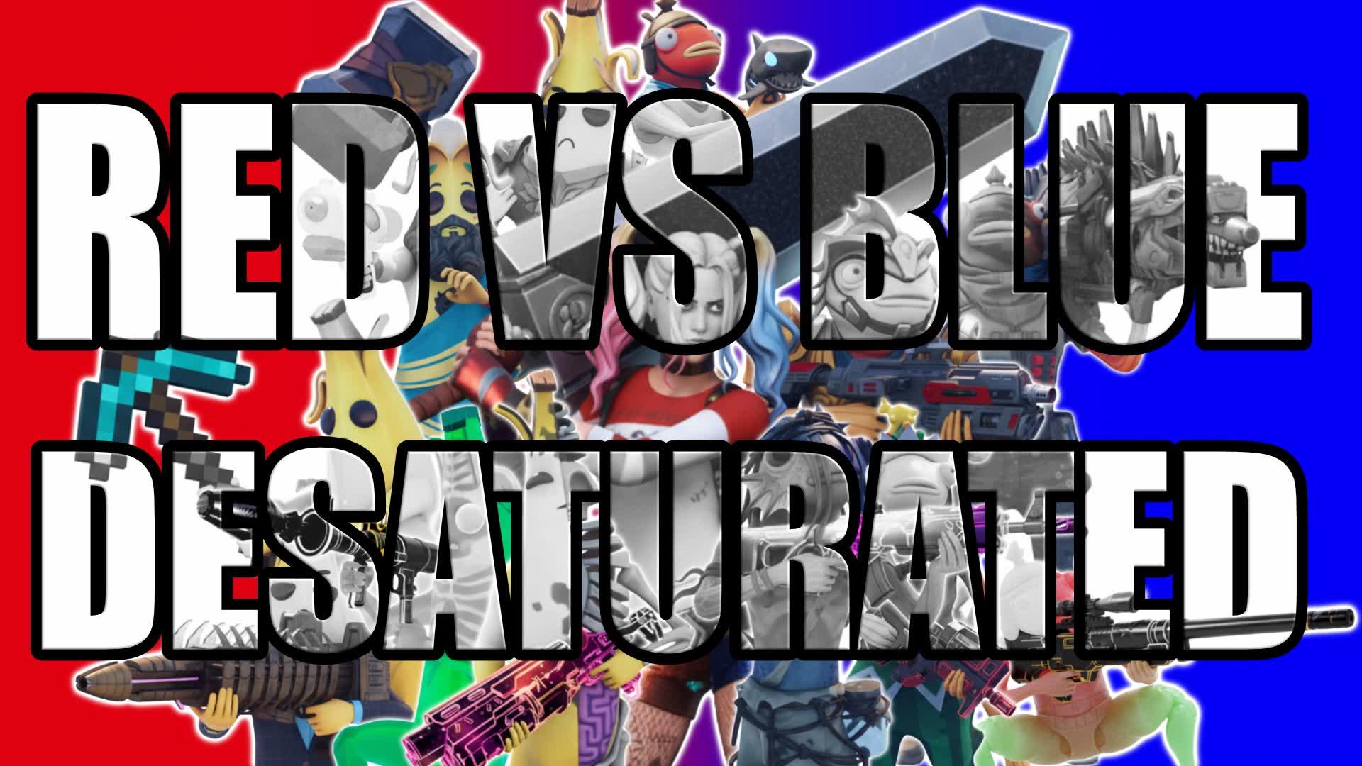 Red vs Blue Desaturated