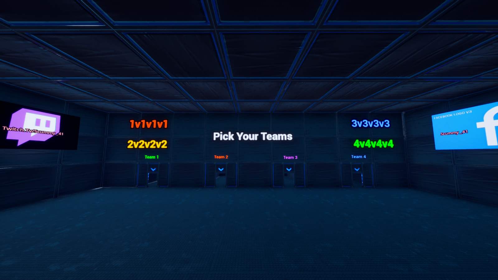 SCUMMY EASY PICK YOUR TEAMS 1V1 - 4V4