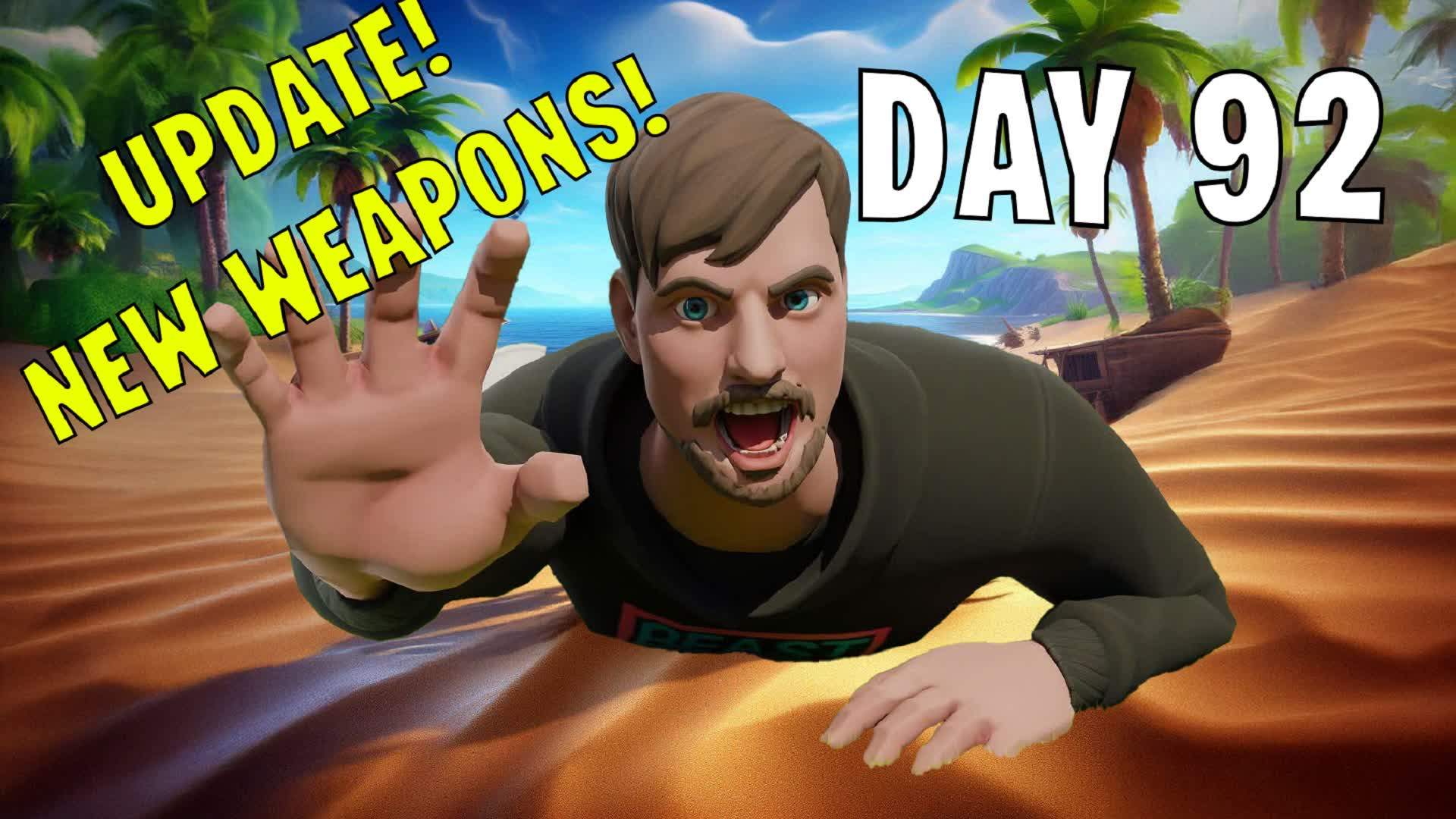 Survive 100 days on a deserted island