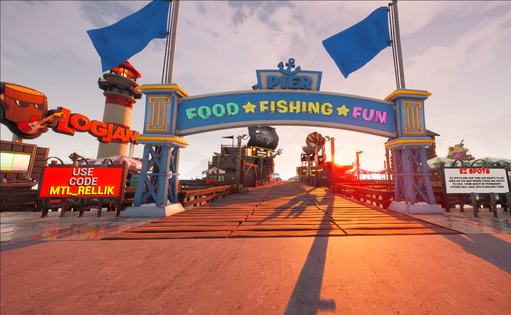 SUNSET PIER HIDE AND SEEK. (MATCHMAKING)