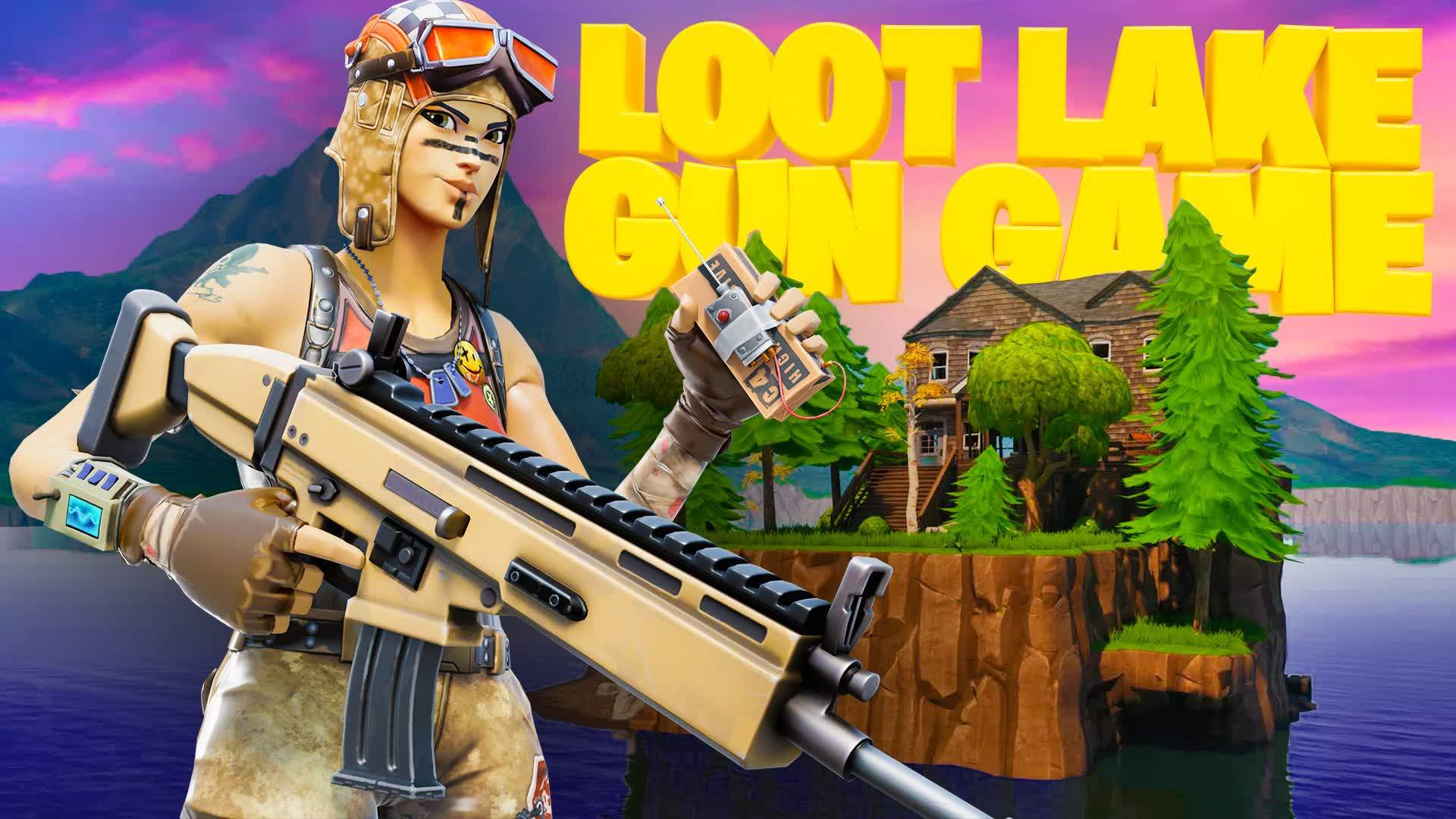 FIRST PERSON LOOT LAKE | GUN GAME