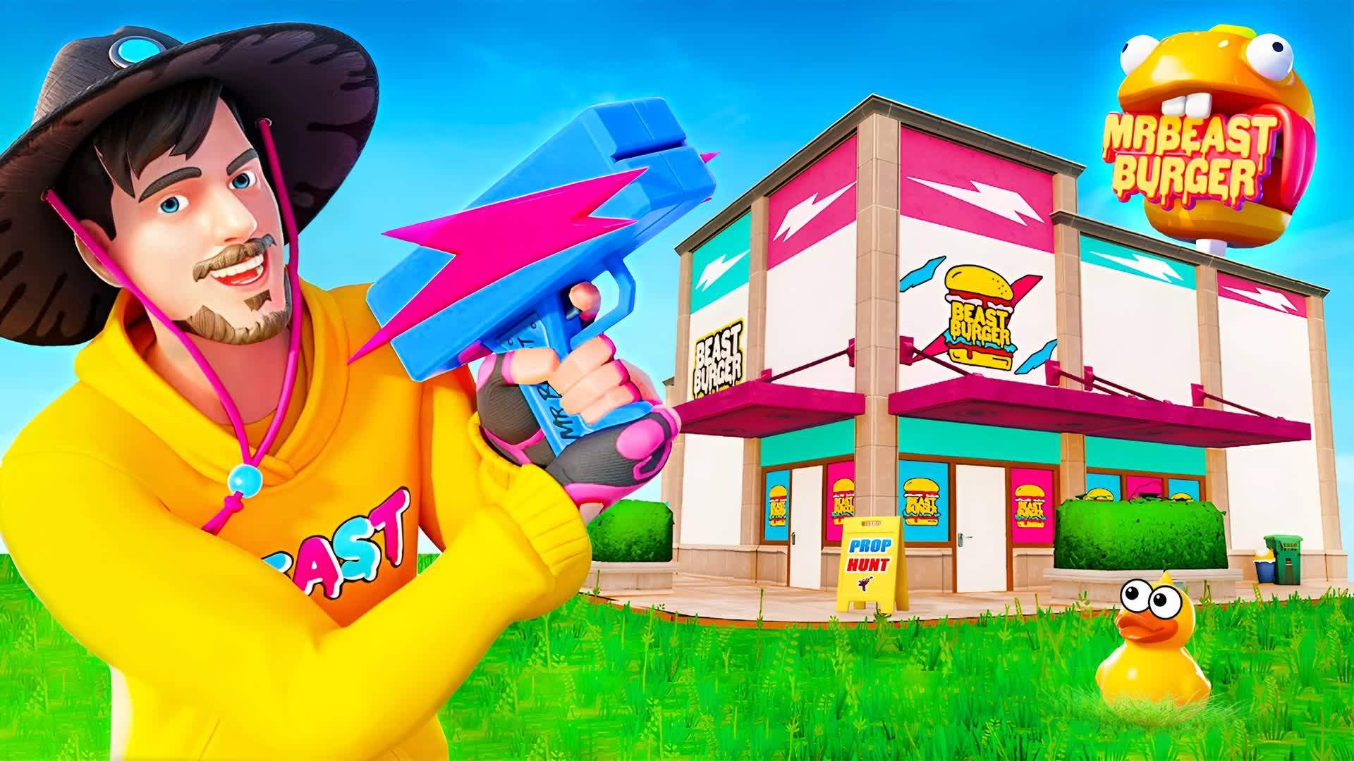 BEAST BURGER 🍔 PROP HUNT