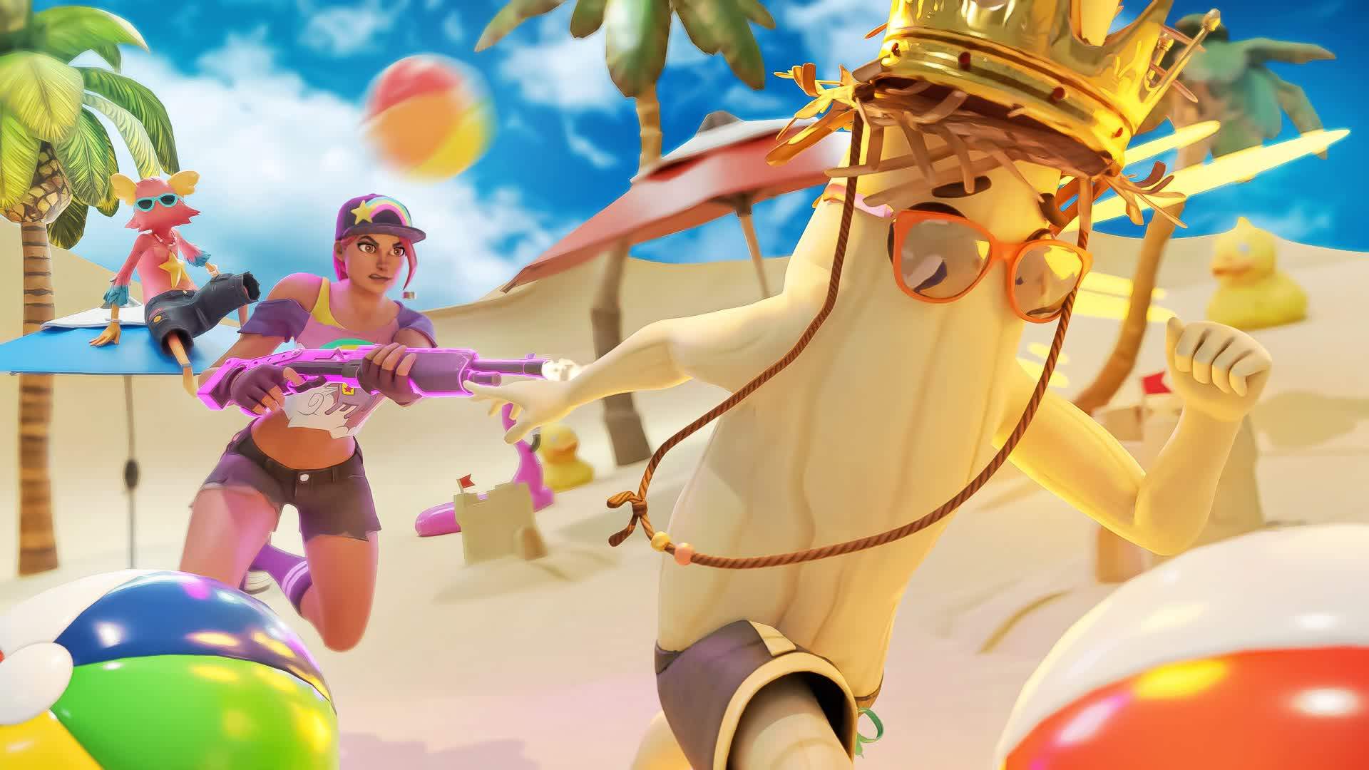 BEACHFRONT GUN GAME🏝️