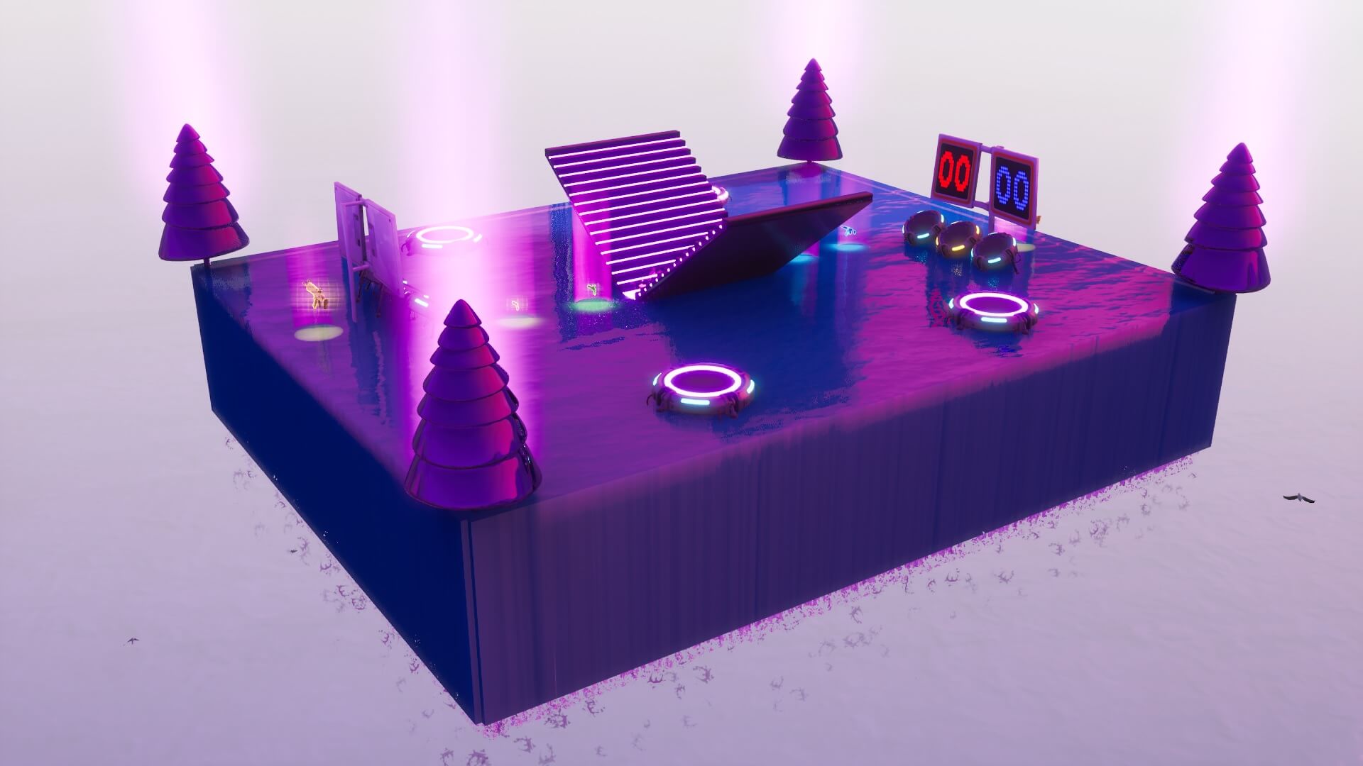 FLOATING 1V1 MAP! | SLO-MO EVERY KILL!