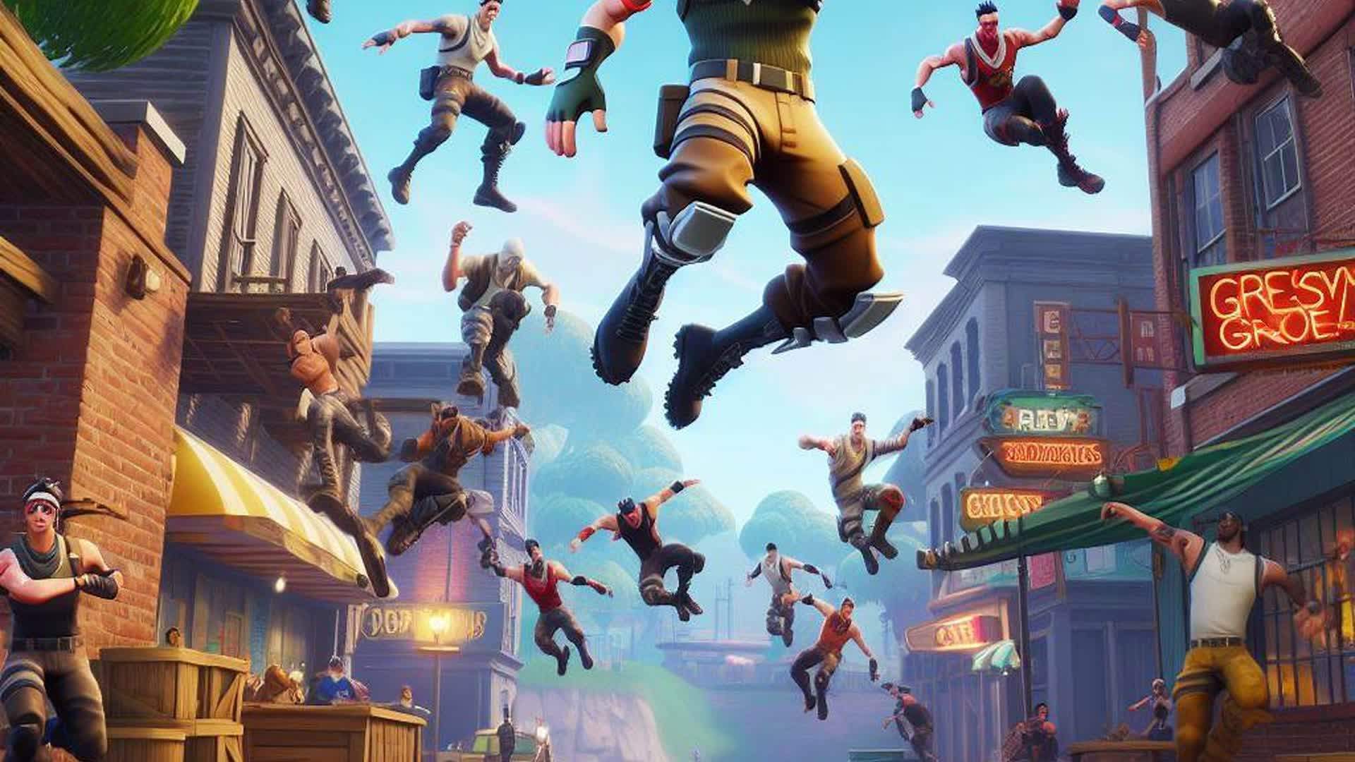 Mini Greasy Grove Parkour Challenge