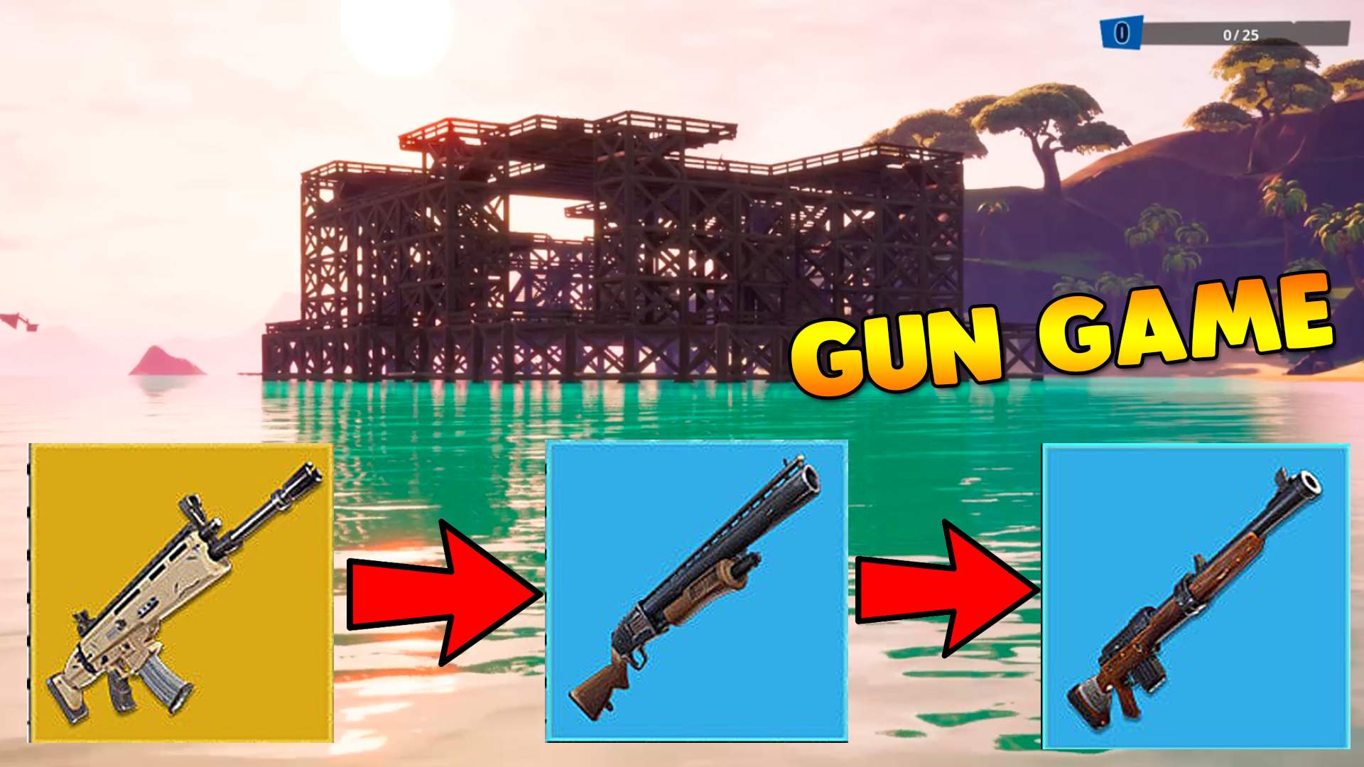 GUN GAME TROPICAL FORTRESS