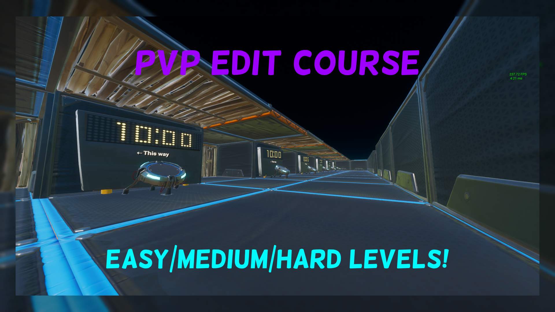 PVP EDIT COURSE RACE EASY/MEDIUM/HARD