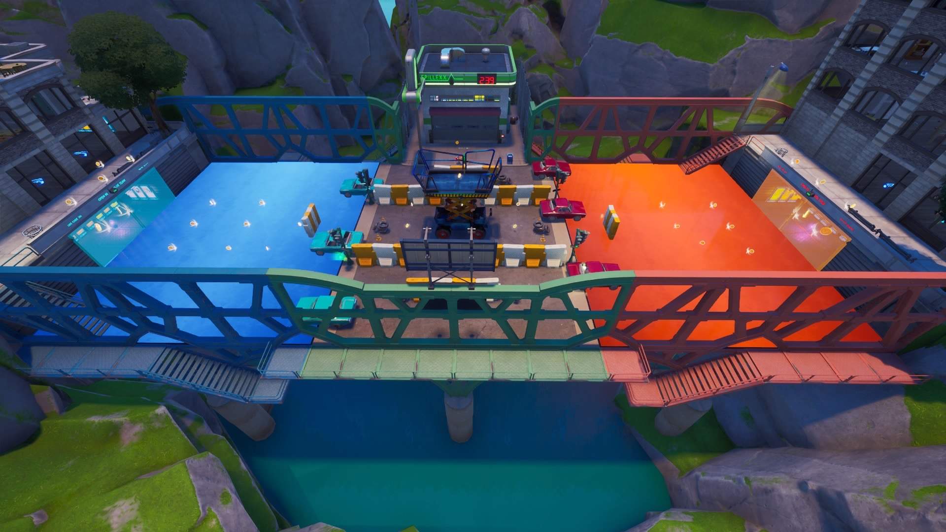 💯PRO THE BRIDGE 🔴RED VS BLUE🔵